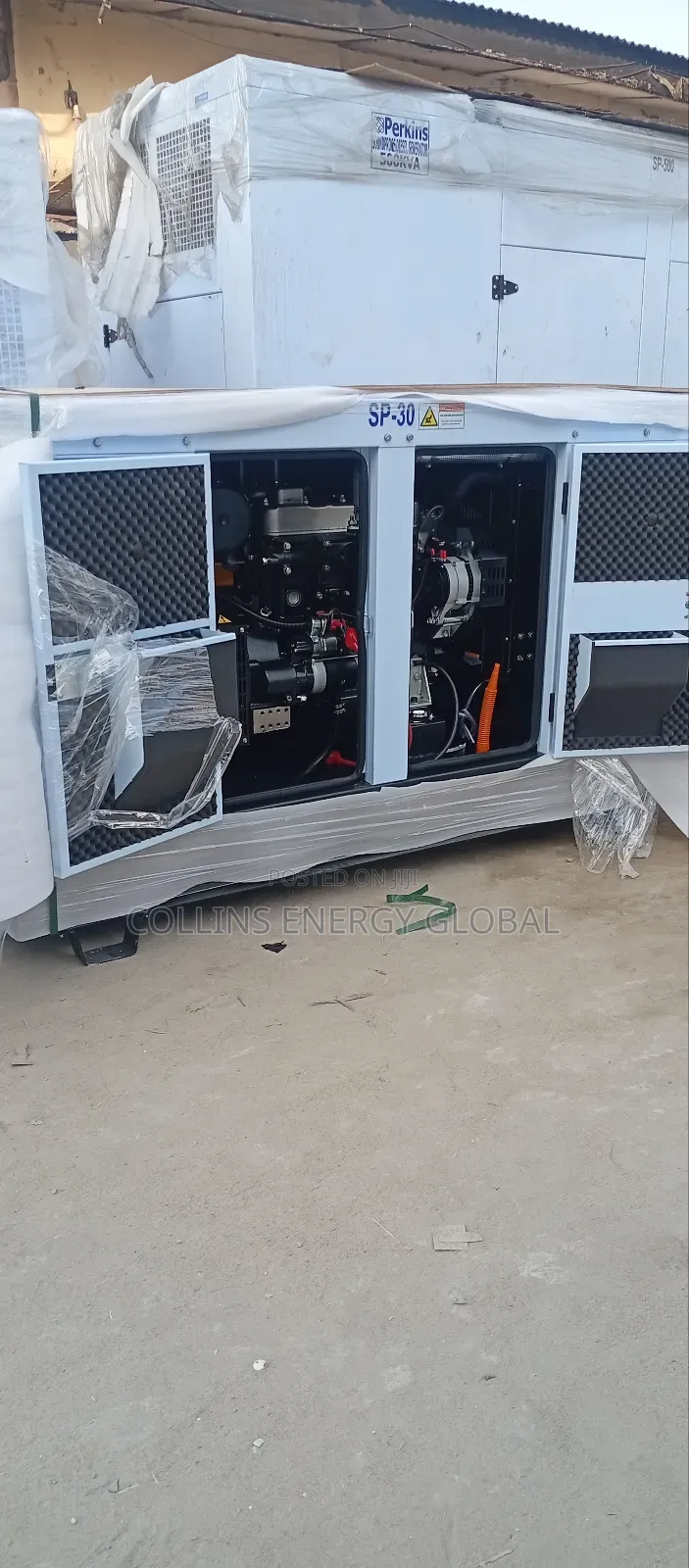 30kva Brand New Uk Perkins Soundproof Copper Coil Generator