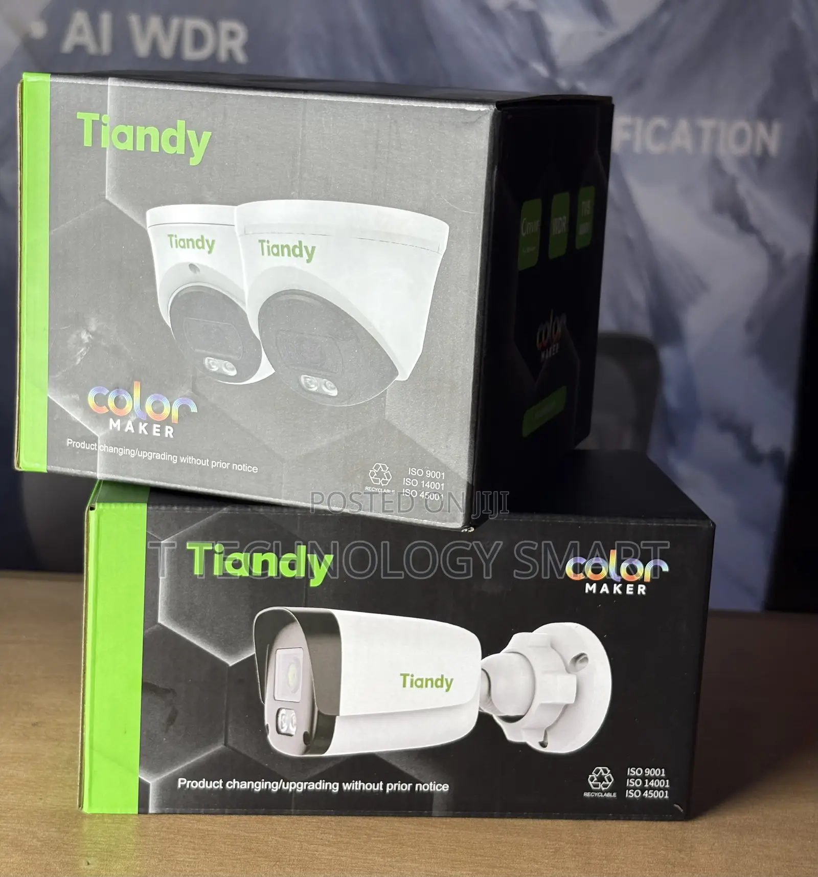 Tiandy 4mp Ultra-Clear Resolution See Clear Colors Even at Night