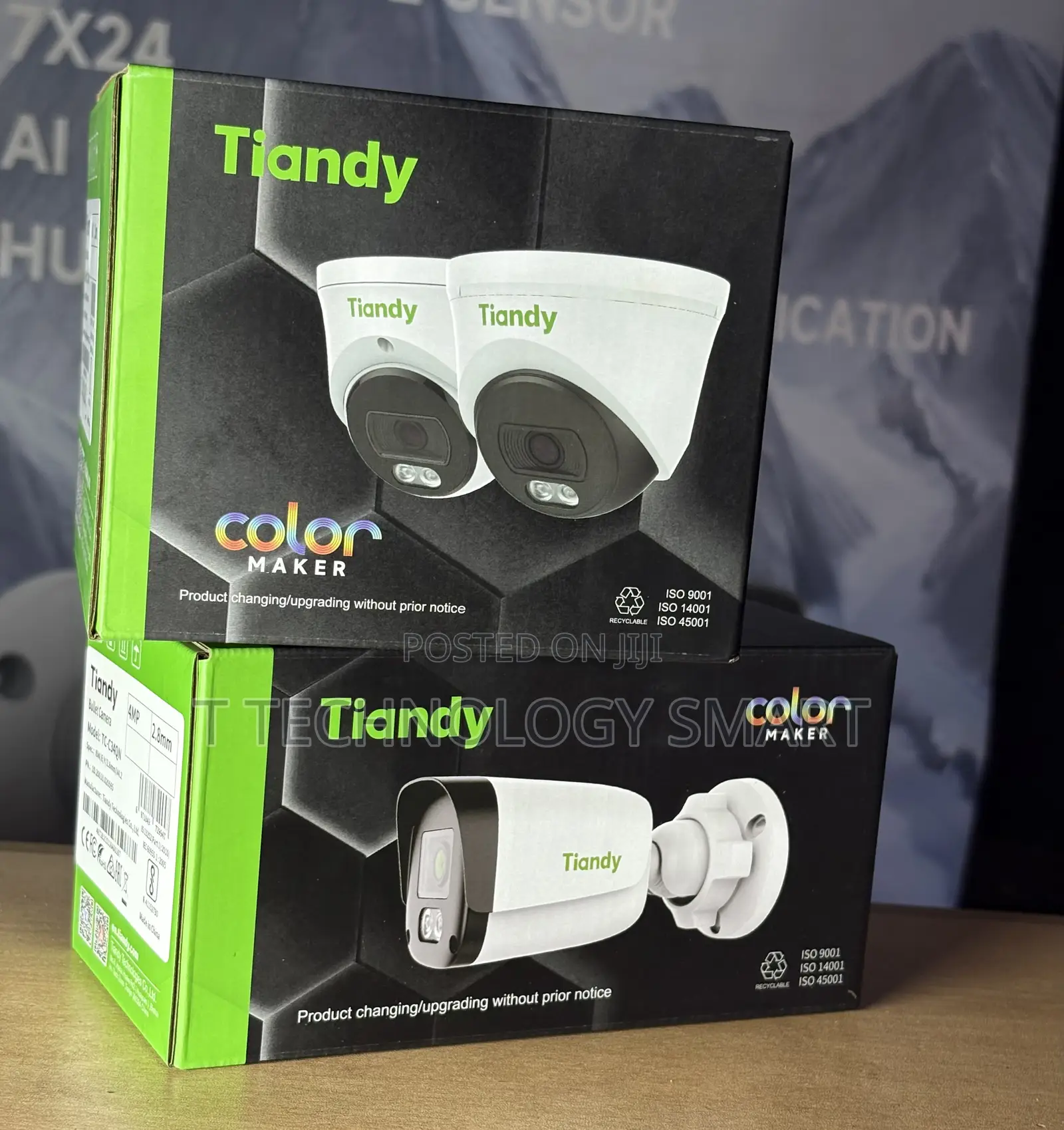 Tiandy 4mp Ultra-Clear Resolution See Clear Colors Even at Night