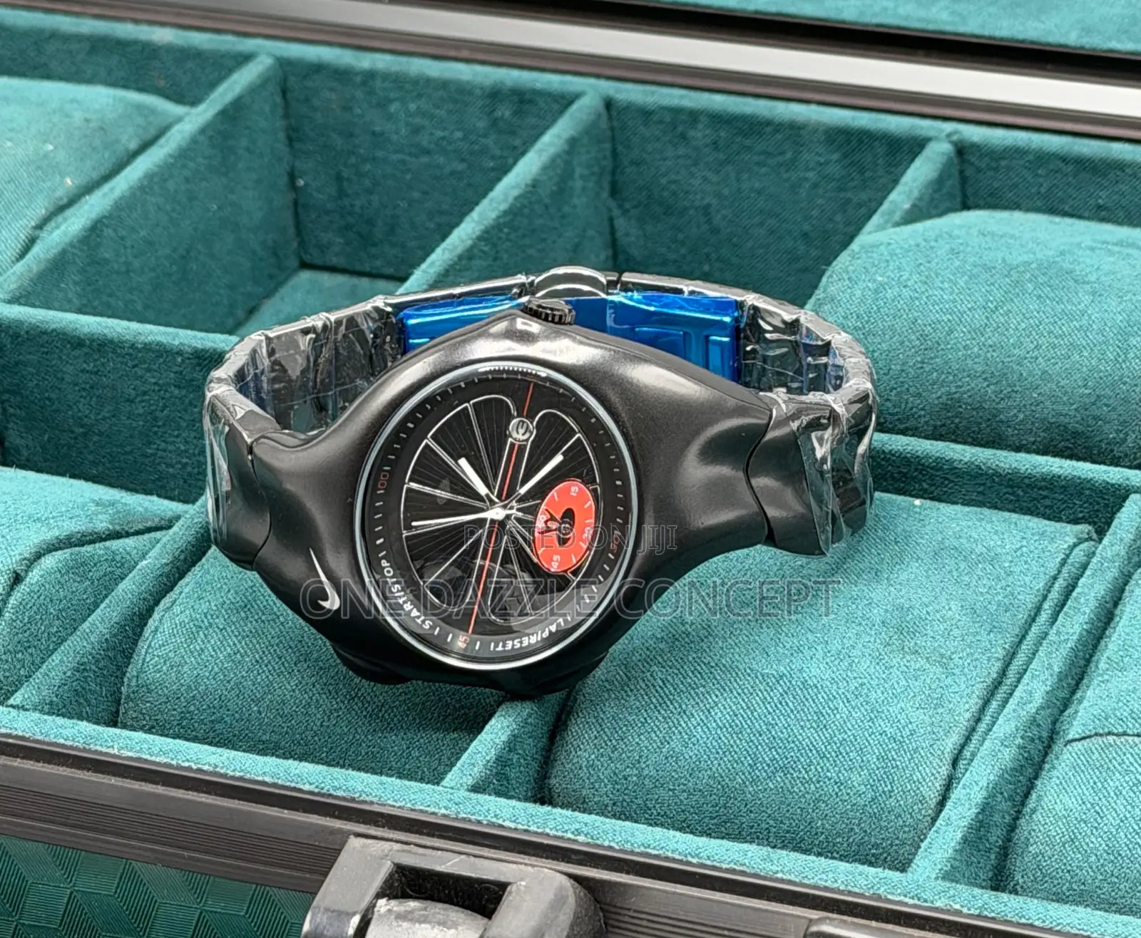 Black Nike Triax Stainless Watch