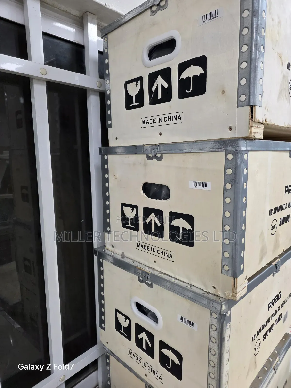 Prag Industrial Stabilizer on Wooden Case 15kva