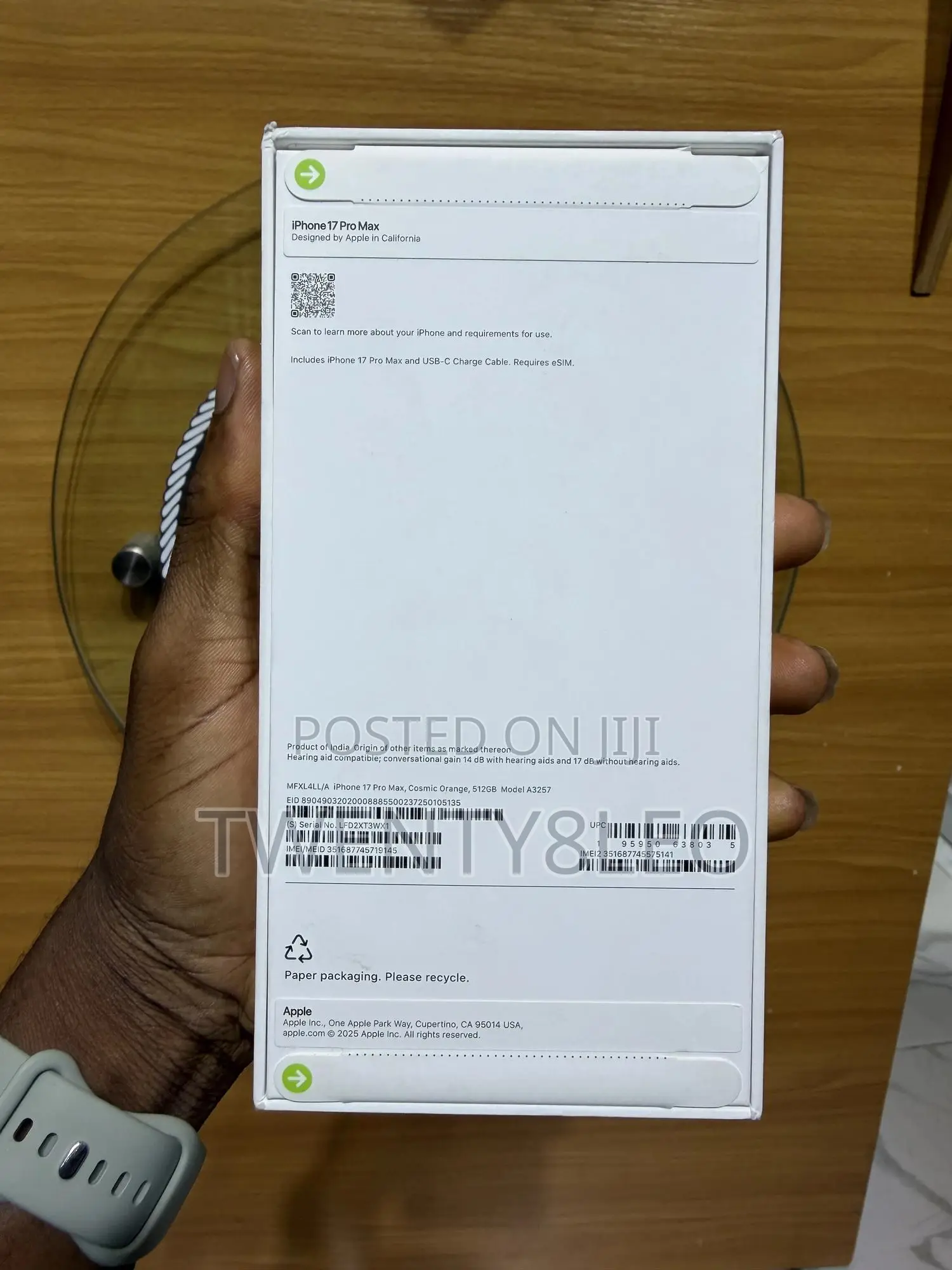 New Apple iPhone 17 Pro Max 512 GB Orange