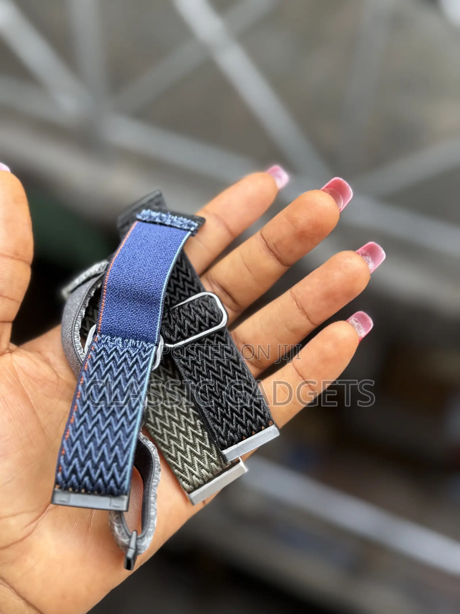 Soft Elastic Braided Nylon Sport Strap for Versa 3 and Versa 4