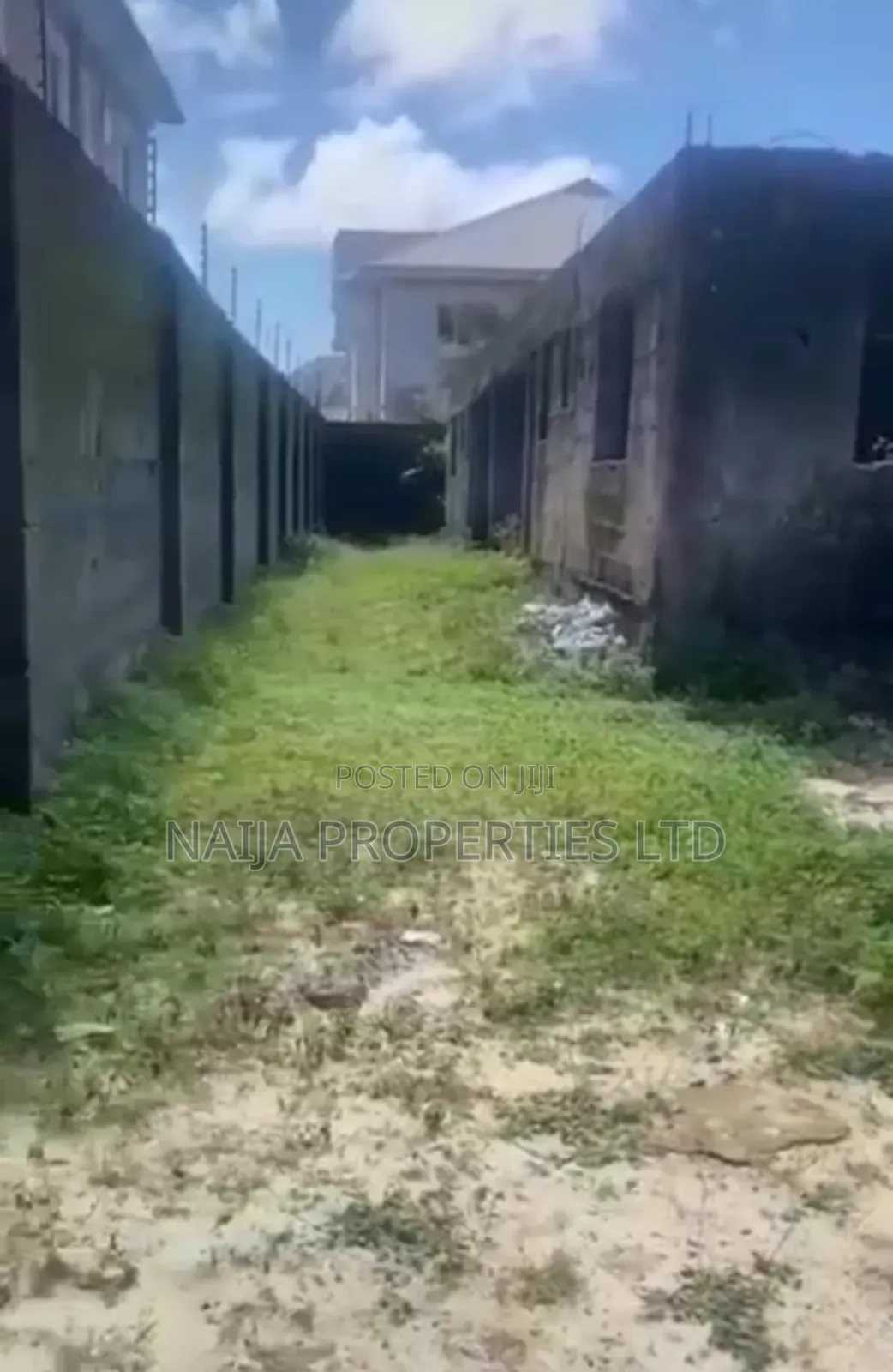 A Plot With Uncompleted Bungalow on It at Ogombo, Ajah for Sale