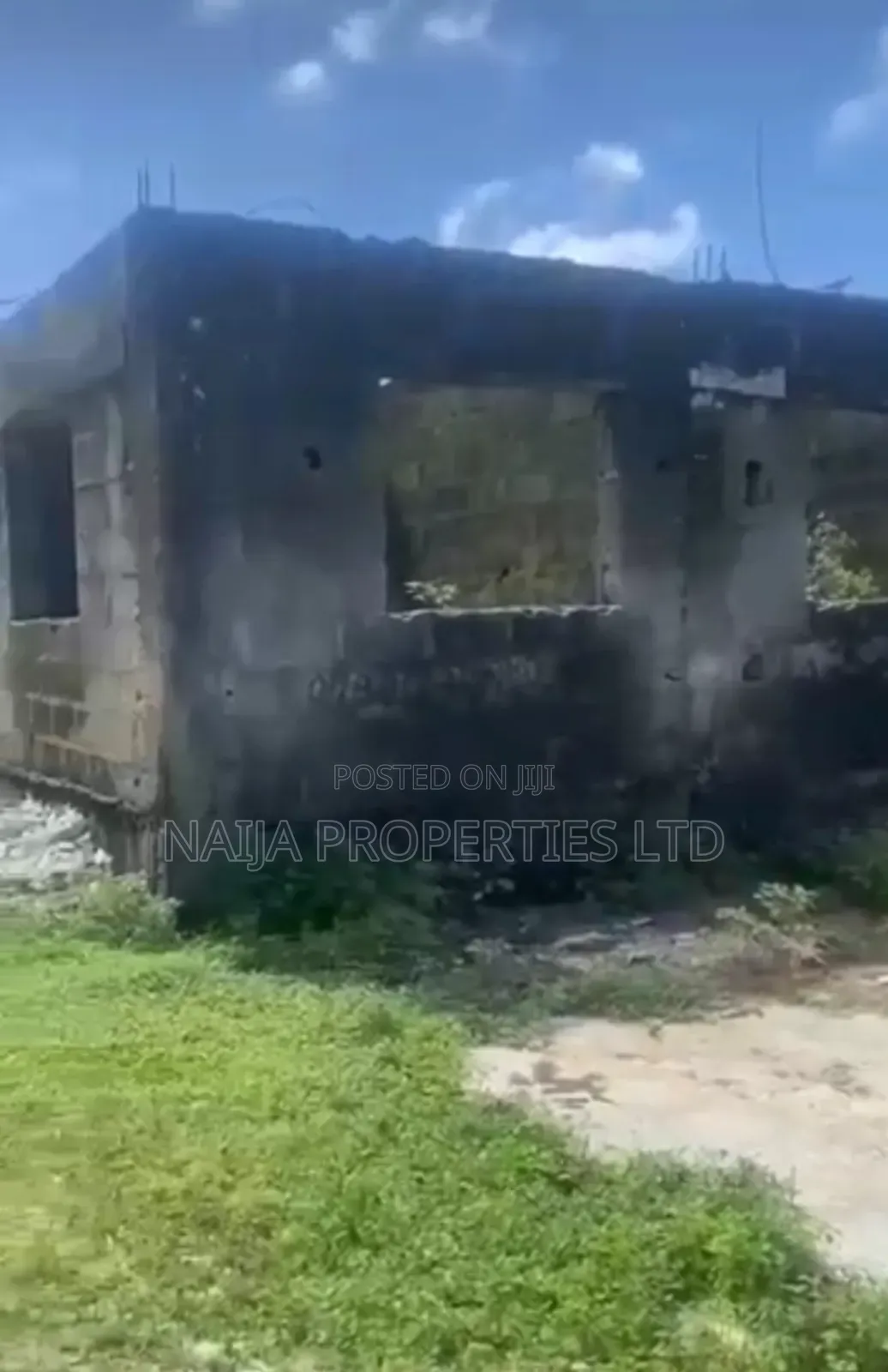 A Plot With Uncompleted Bungalow on It at Ogombo, Ajah for Sale