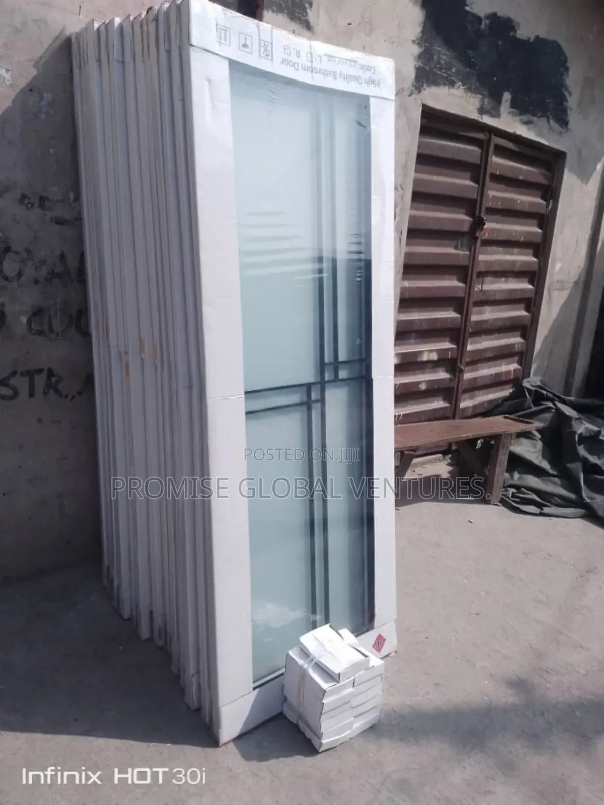 Full Glass Toilet Door