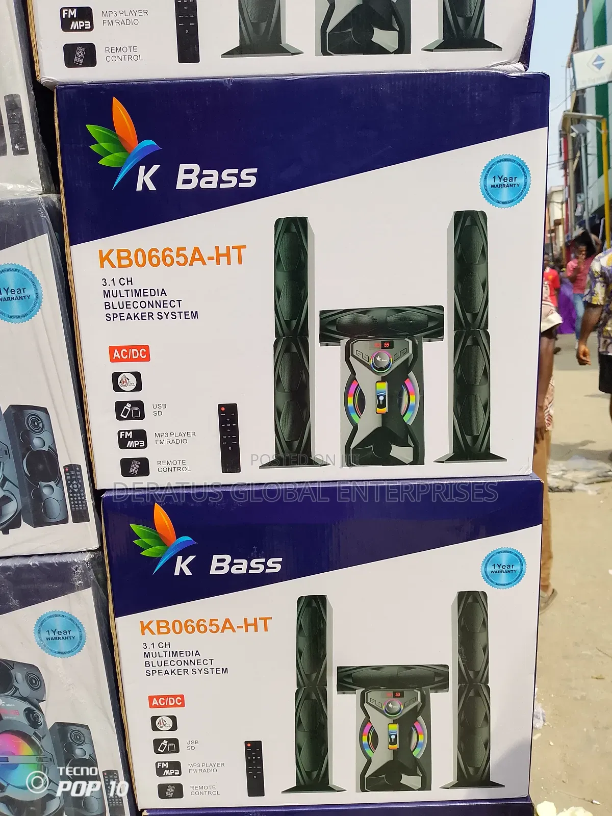 Kbass 3.1 Long Pole Multimedia Sounds System