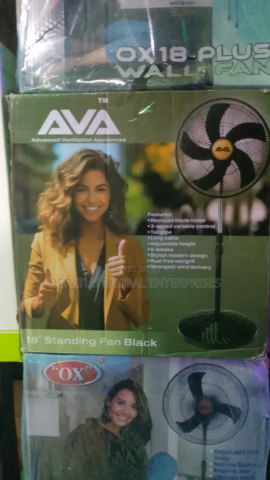 Ava 18" Standing Fan