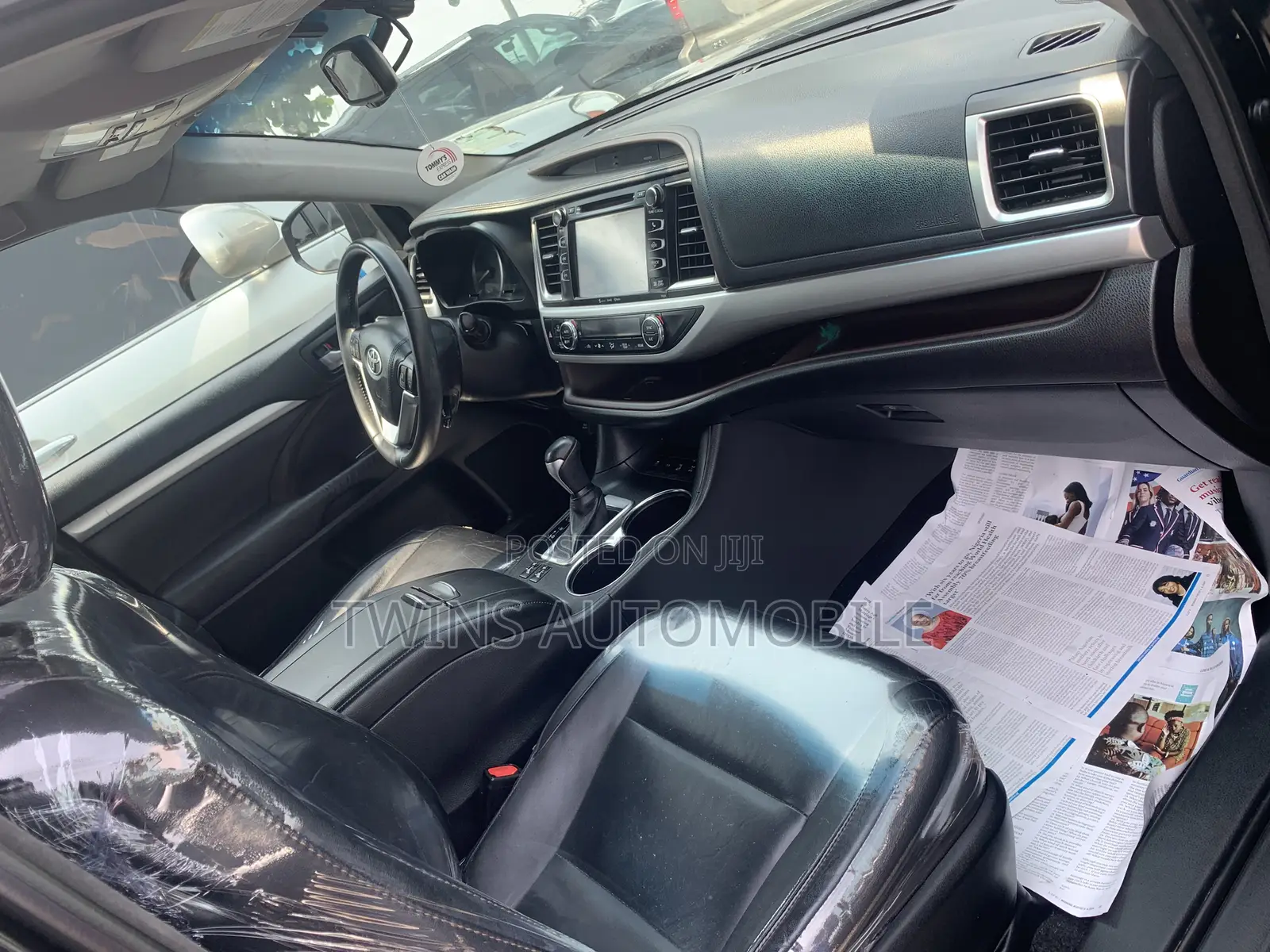 Toyota Highlander XLE V6 4x4 (3.5L 6cyl 6A) 2016 Black