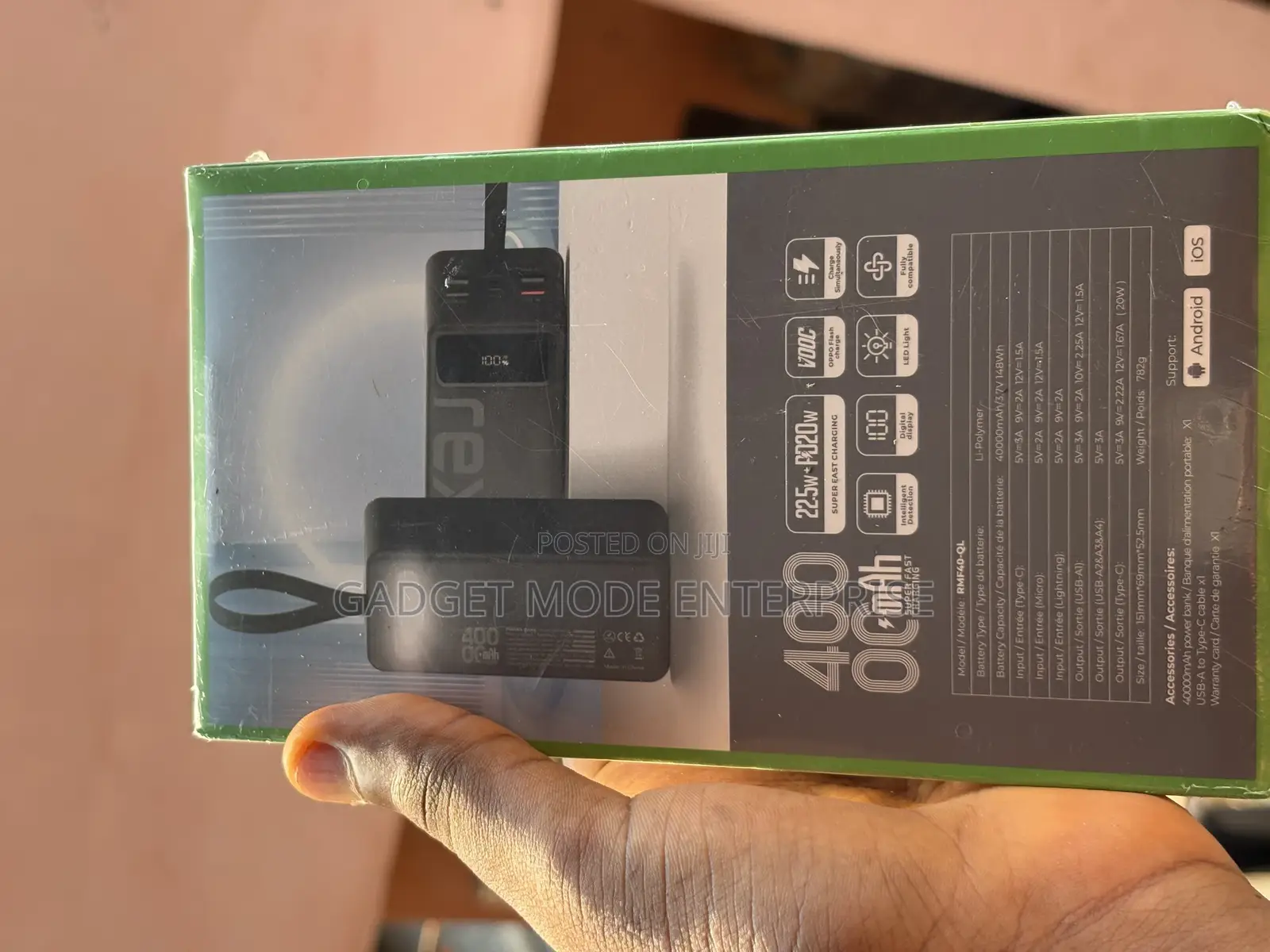 Rexi 40000mah 22.5w Super Fast Charging Power Bank