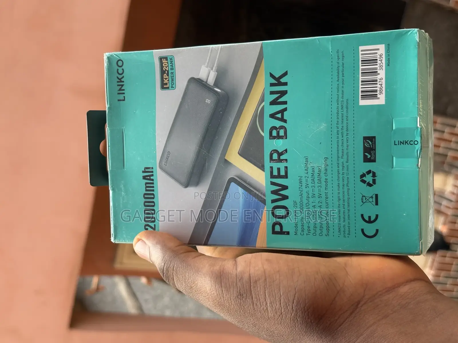 Linkco 20000mah 15w Power Bank