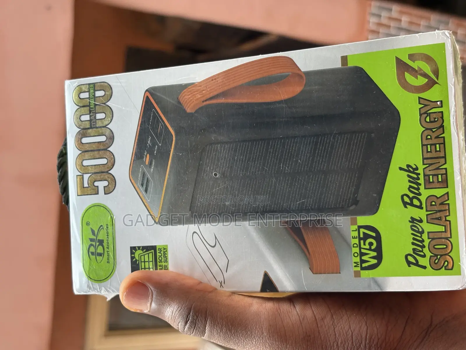 Bk Power Bank Solar Energy W57 50000mah