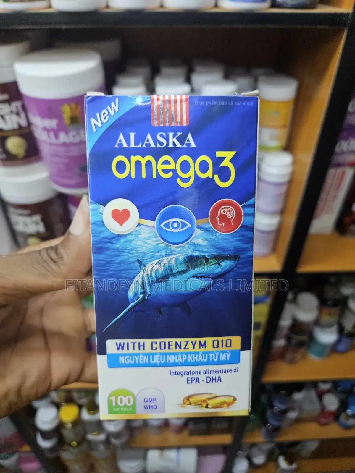 Alaska Omega 3 Fish Oil Supplements With Coenzyme Q10