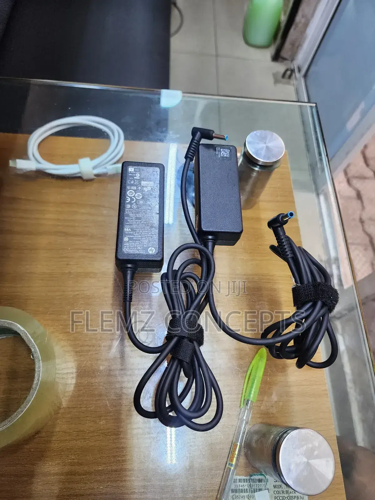 Original Hp  Blue Mouth Power Adaptor Charger At Flemzconcepts