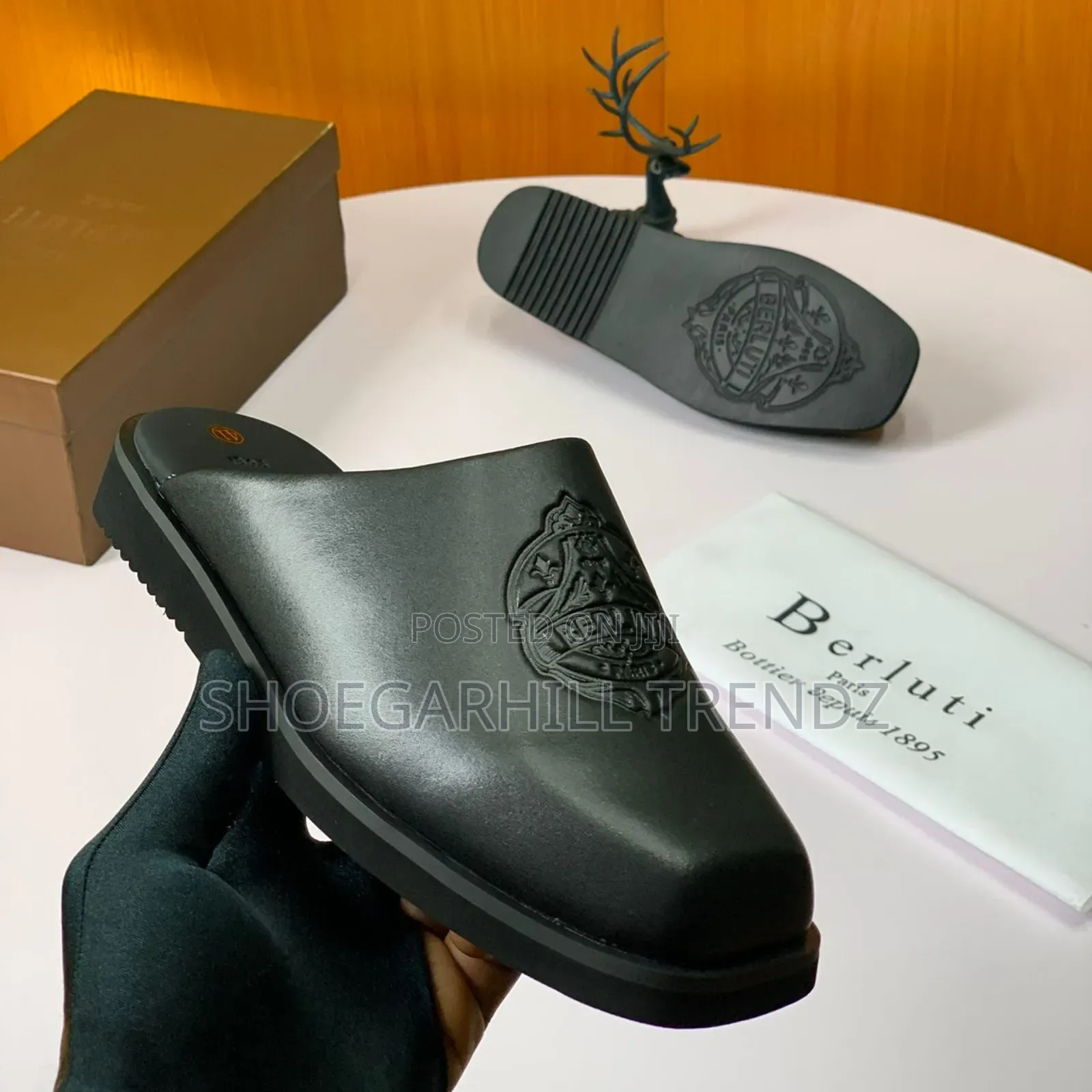 Berluti Stylish Leather Half Shoes