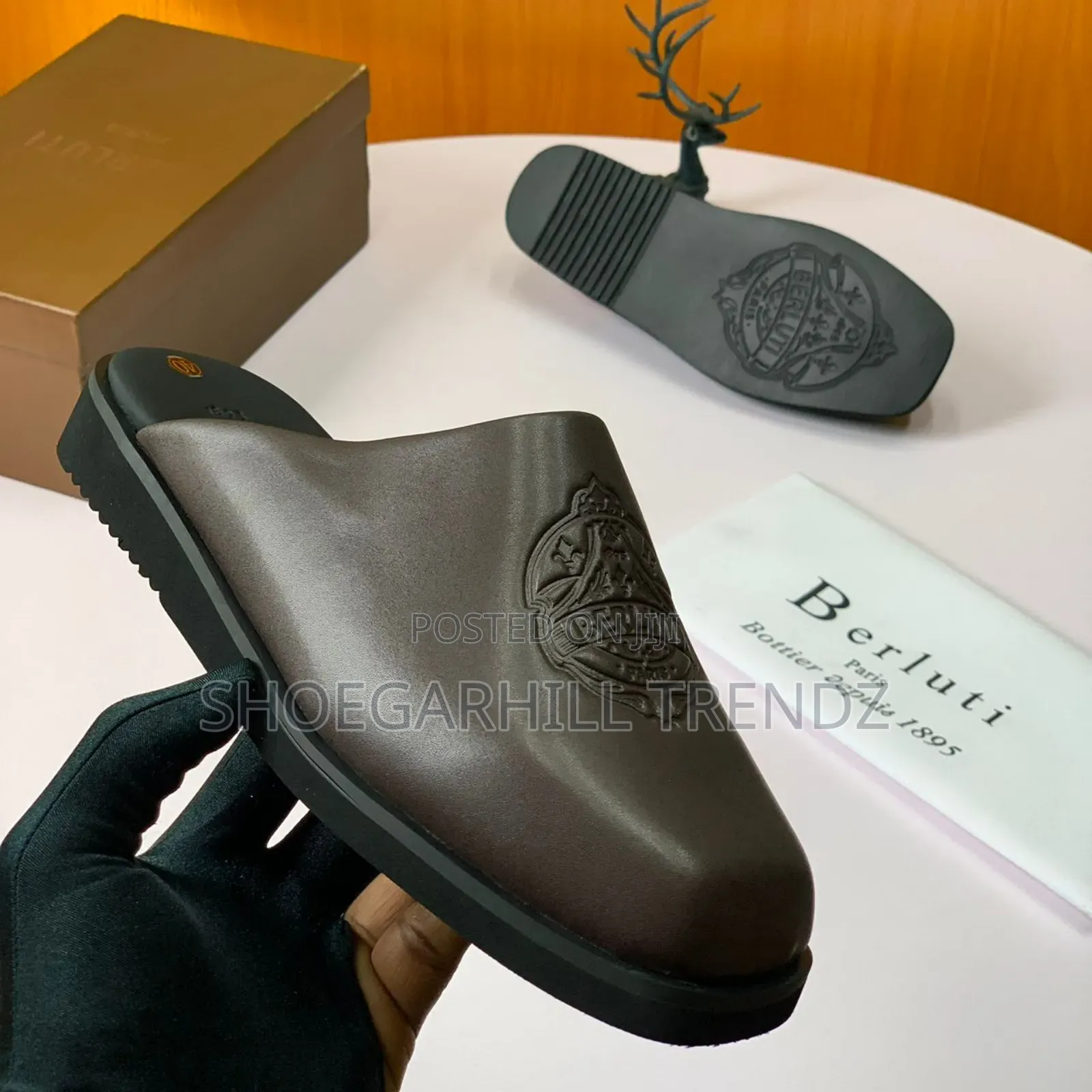 Berluti Stylish Leather Half Shoes