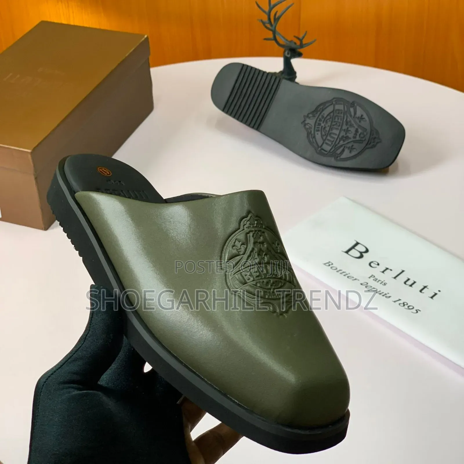 Berluti Stylish Leather Half Shoes