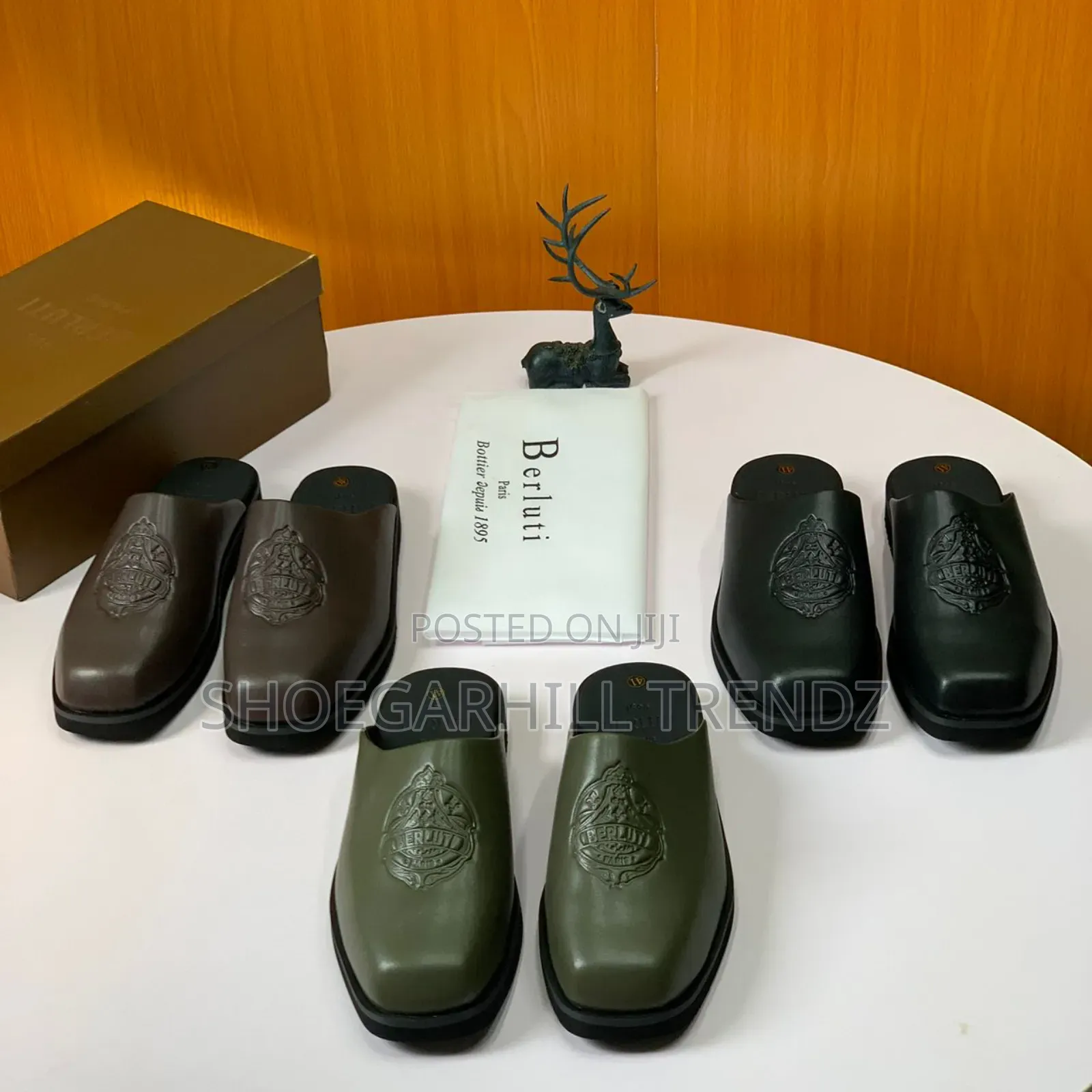 Berluti Stylish Leather Half Shoes