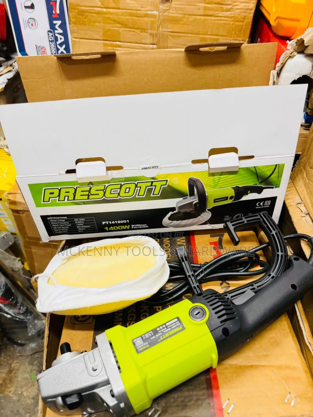 Prescott Pt1418001 Angle Polisher (Car Polisher).