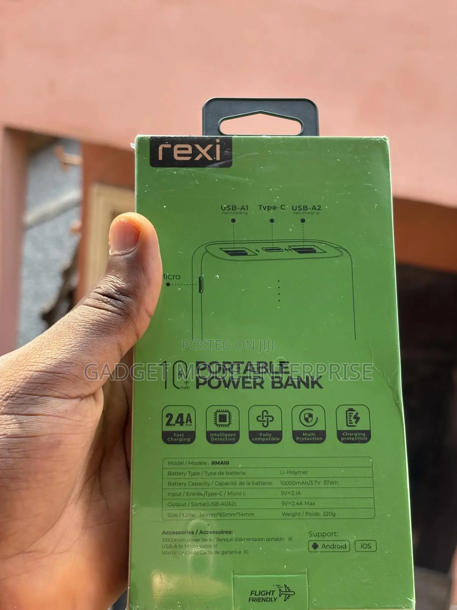 Rexi 10000mah Portable Power Bank