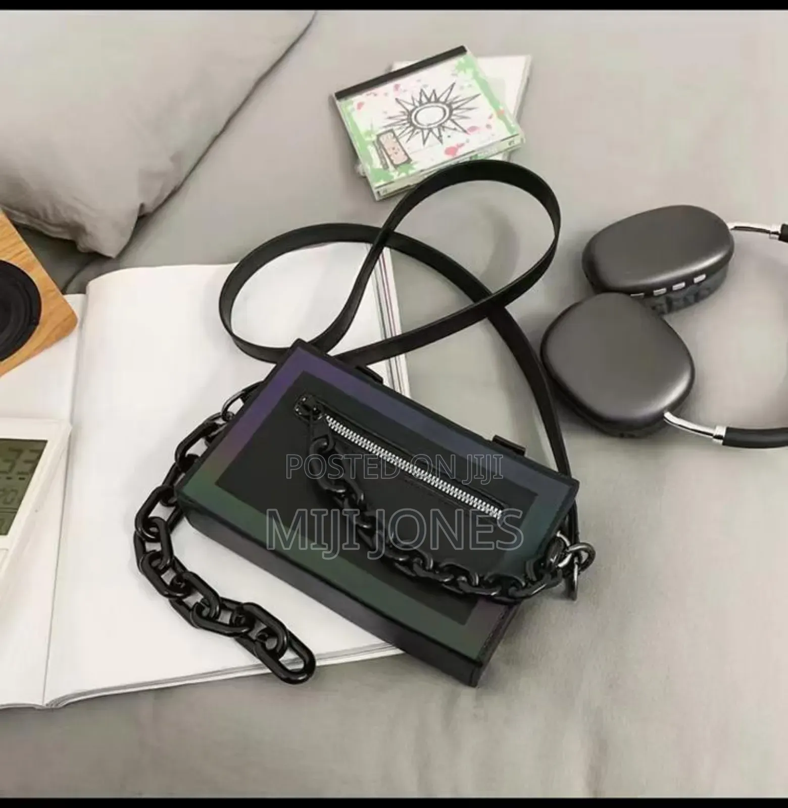 *Hardcase Off‐White Cross‐Body Bag – Sleek Protection,Effortless Style