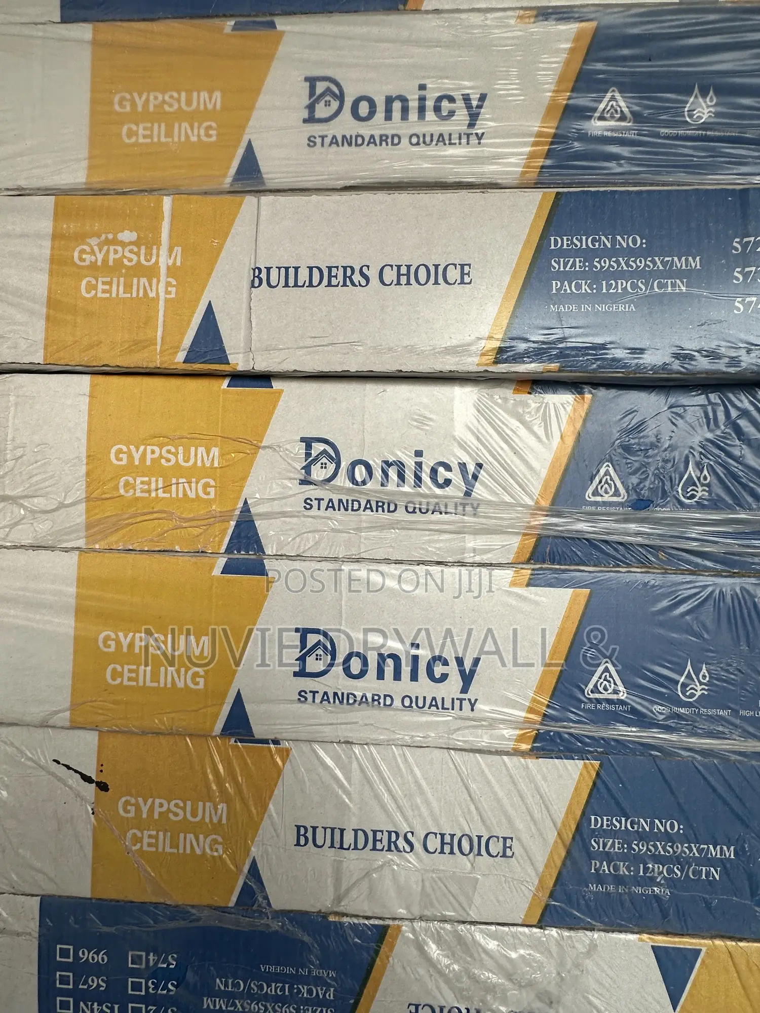 Suspended Ceiling Tiles 600mmx600mm (Donicy)