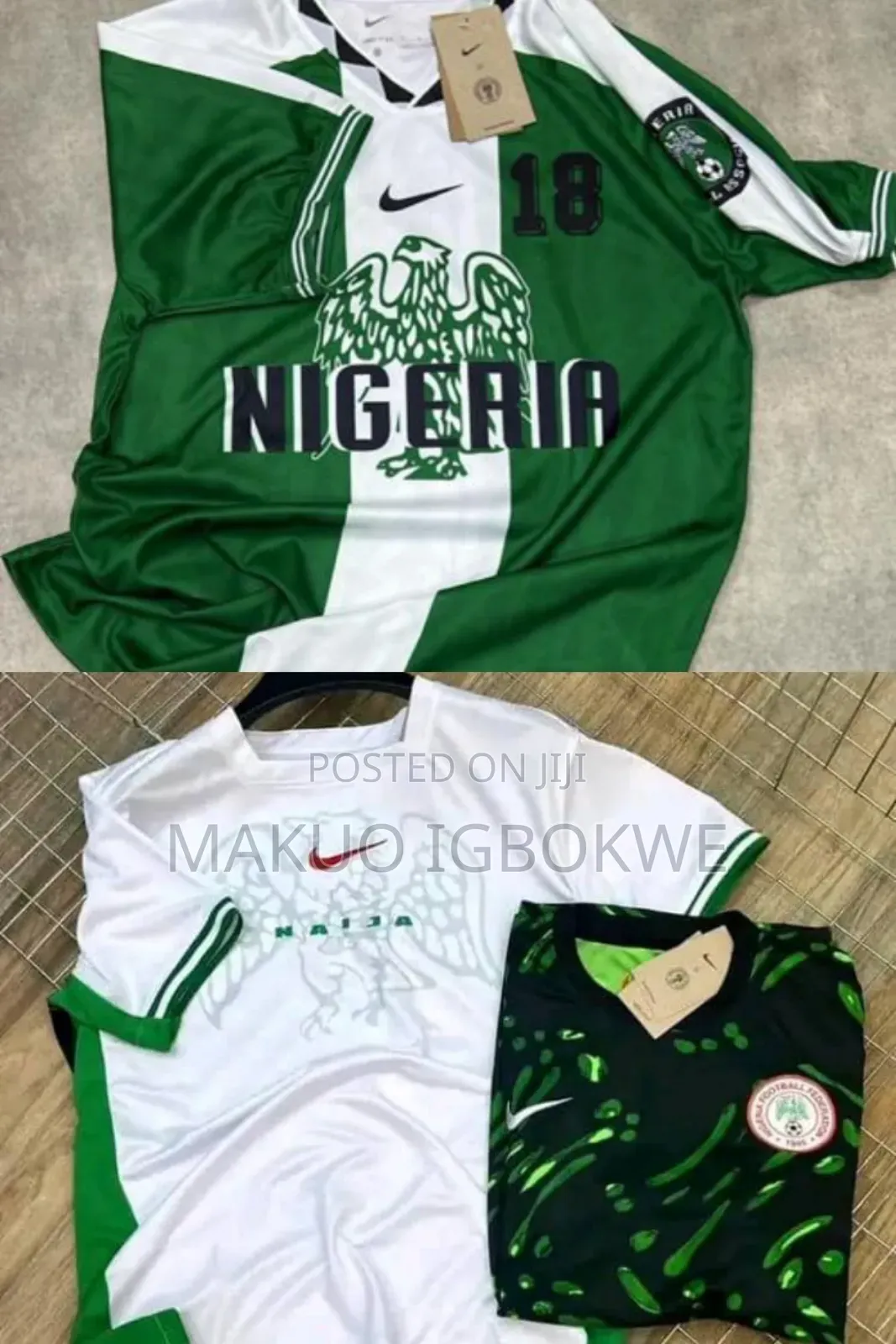 Original Nigeria Nike Jerseys Outfits [Wholesale Available]