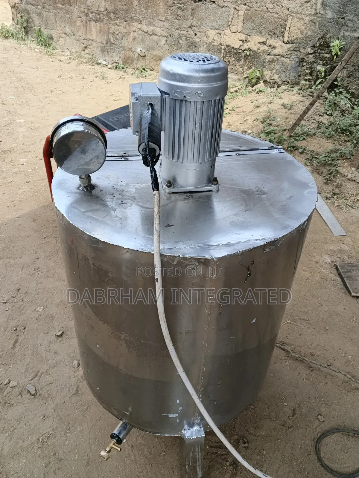 100lit (Food Grade Materials) Zobo Stainless Boiler Mixing Machine