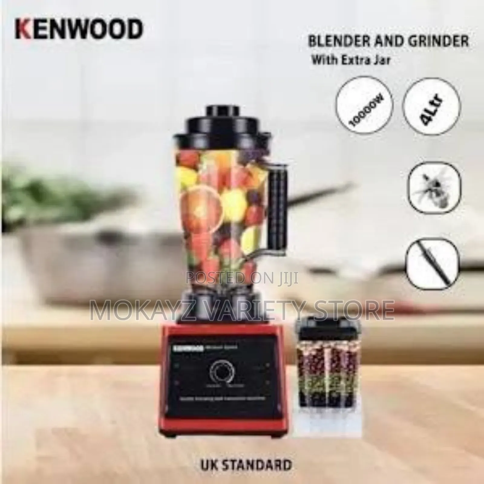 Kenwood 10000watt Multifunctional Double Cup Blender Grinder