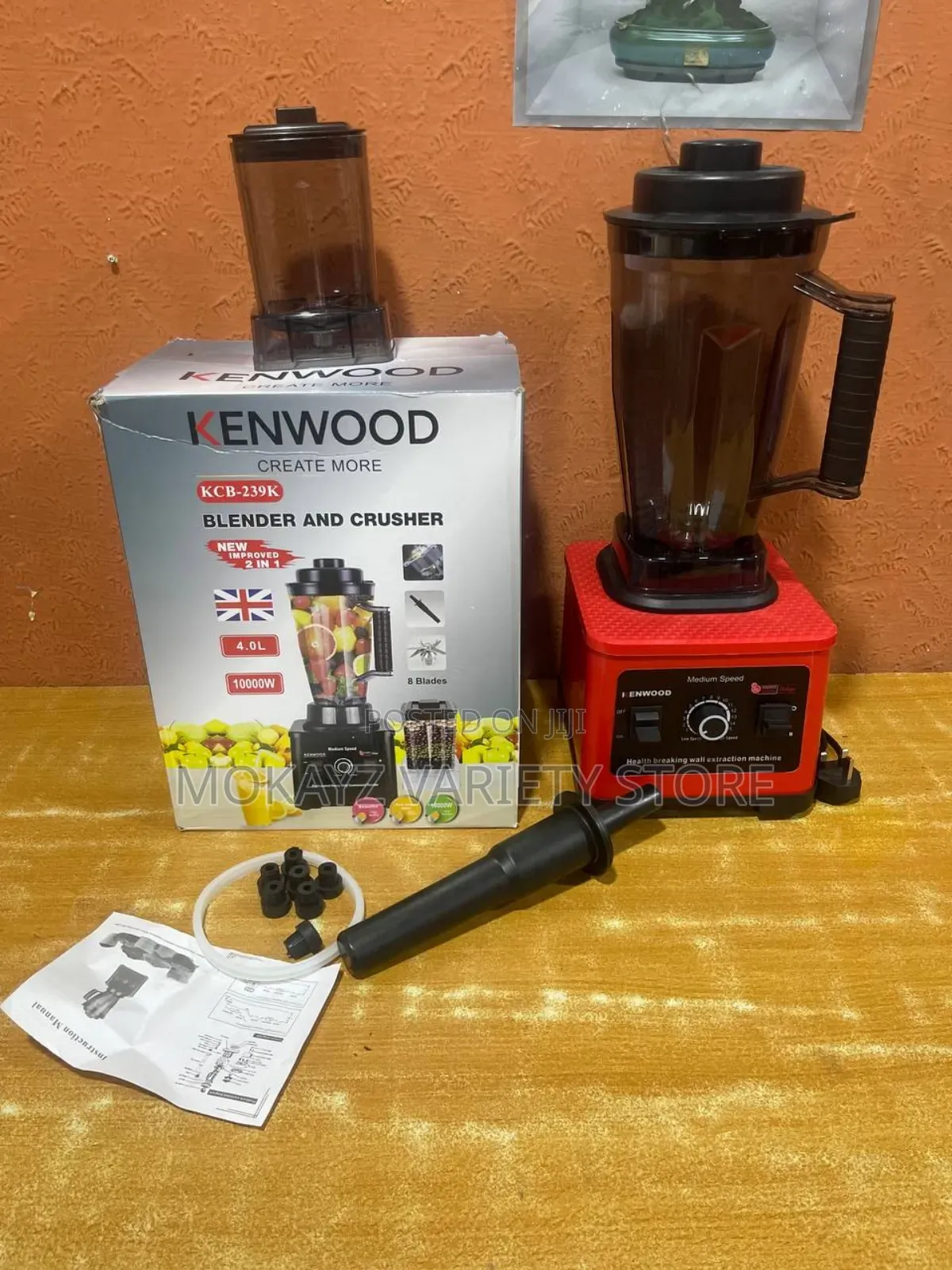 Kenwood 10000watt Multifunctional Double Cup Blender Grinder