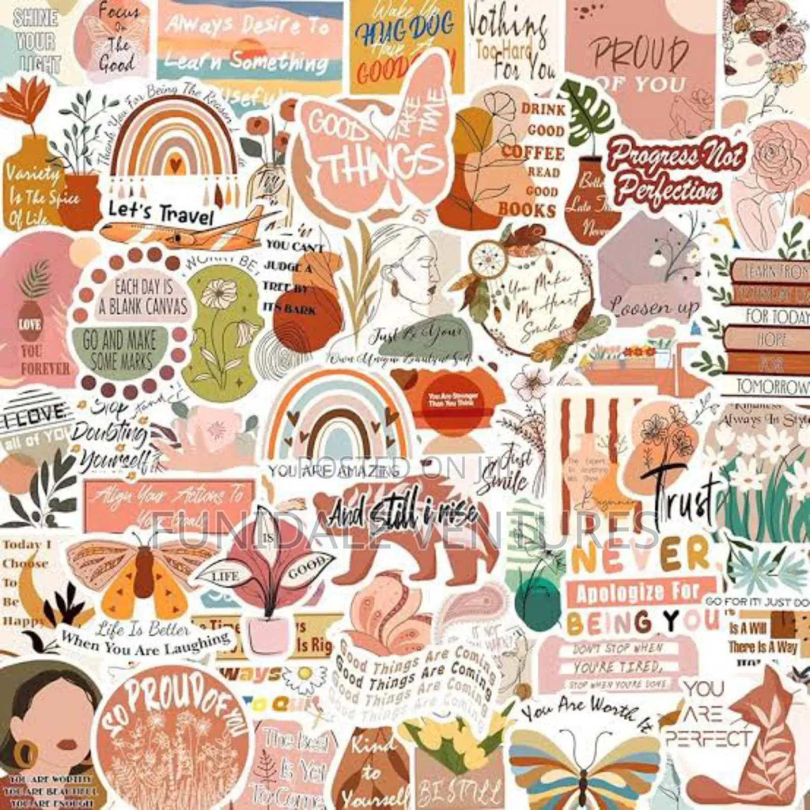 200 PCS Boho Stickers for Kids, Teens and Adults