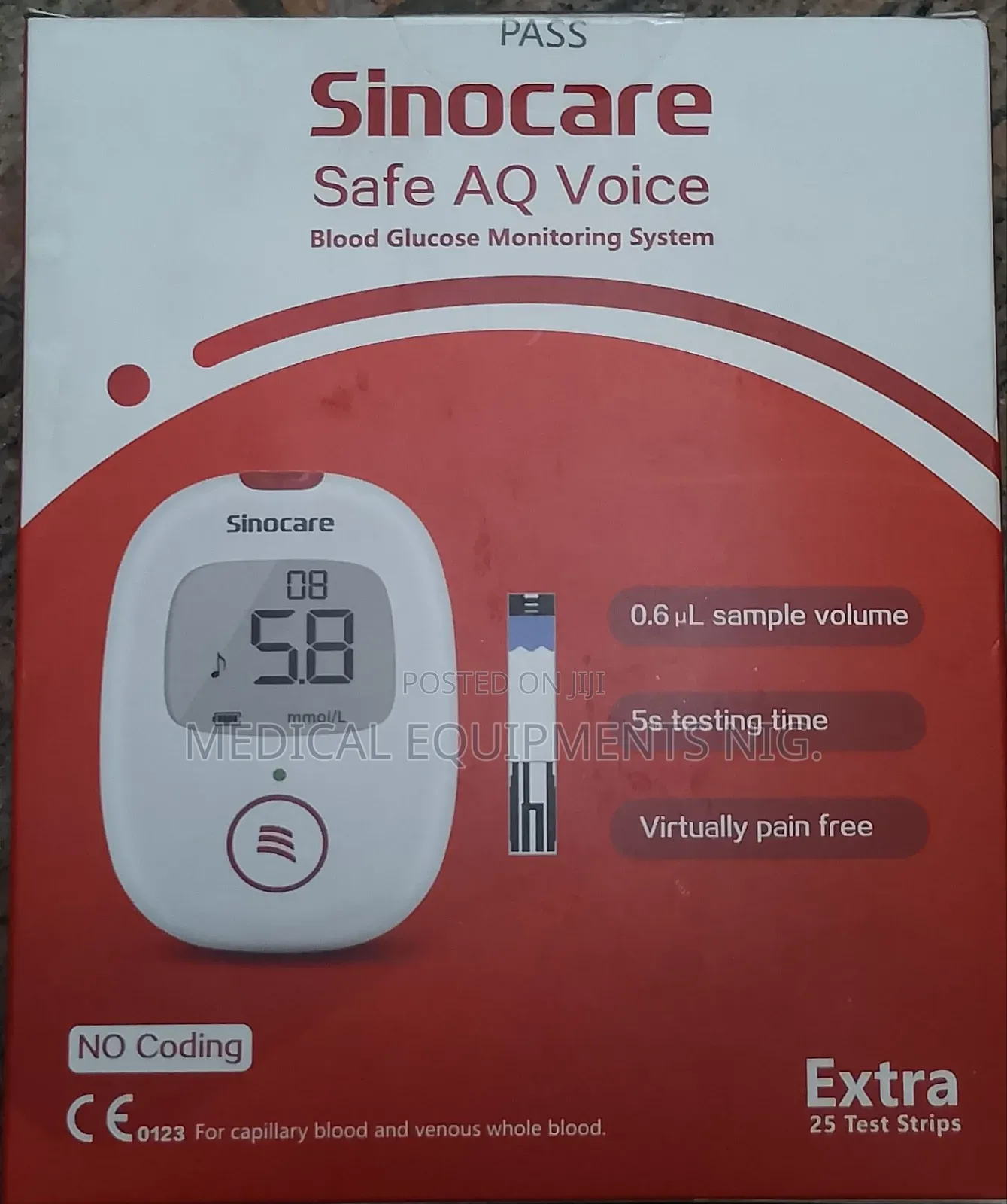 Sinocare Smart Voice Glucometer