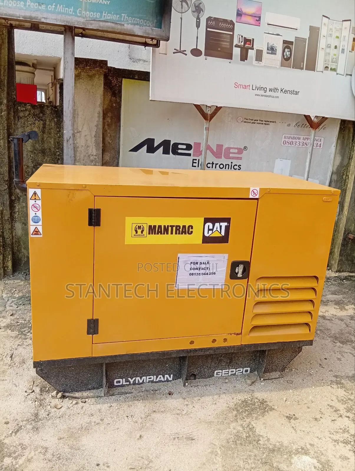 Cat Diesel Sound Proof Generator 20kva