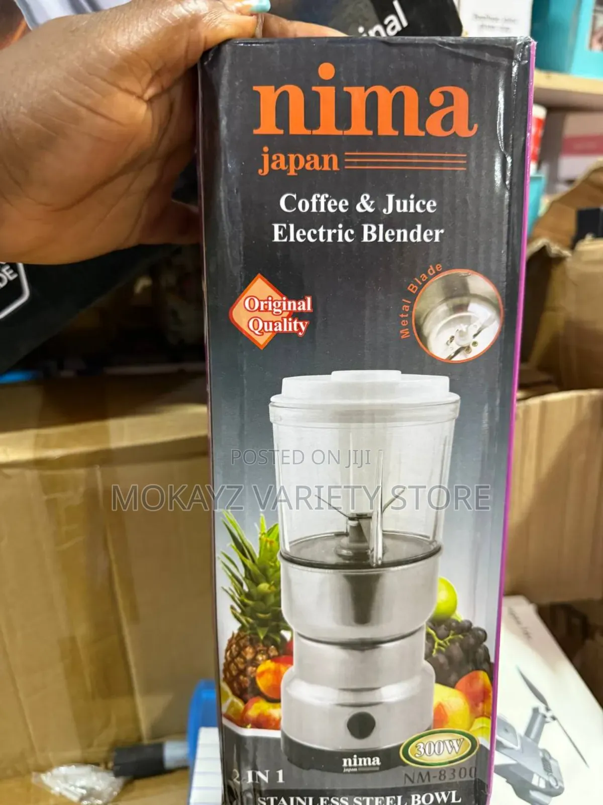 Nima 2in1 Liquid Dry Electric Grinder/Blender (300w)