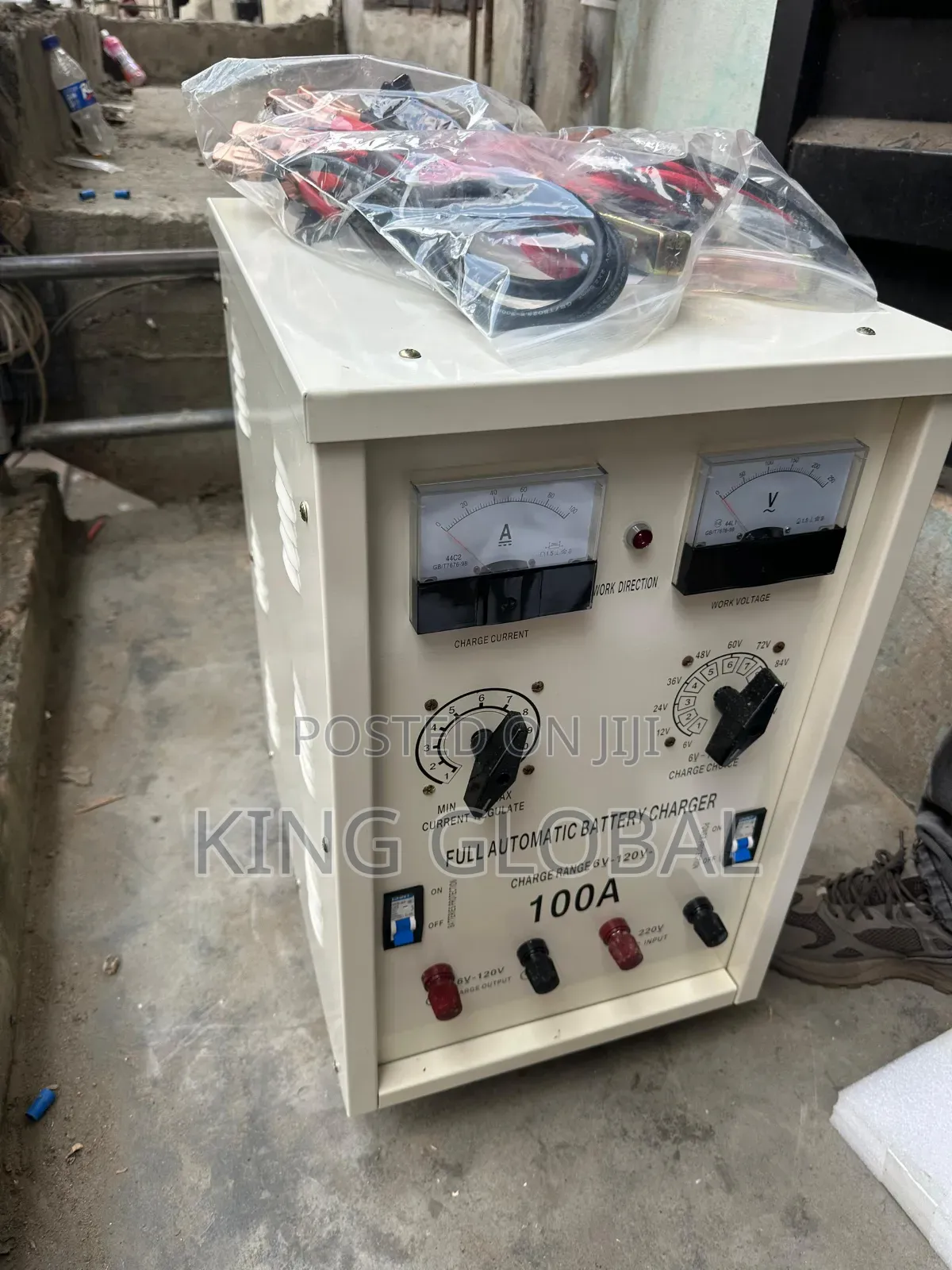 Full Automotive Industrial Battery Charger 100a/6-120v