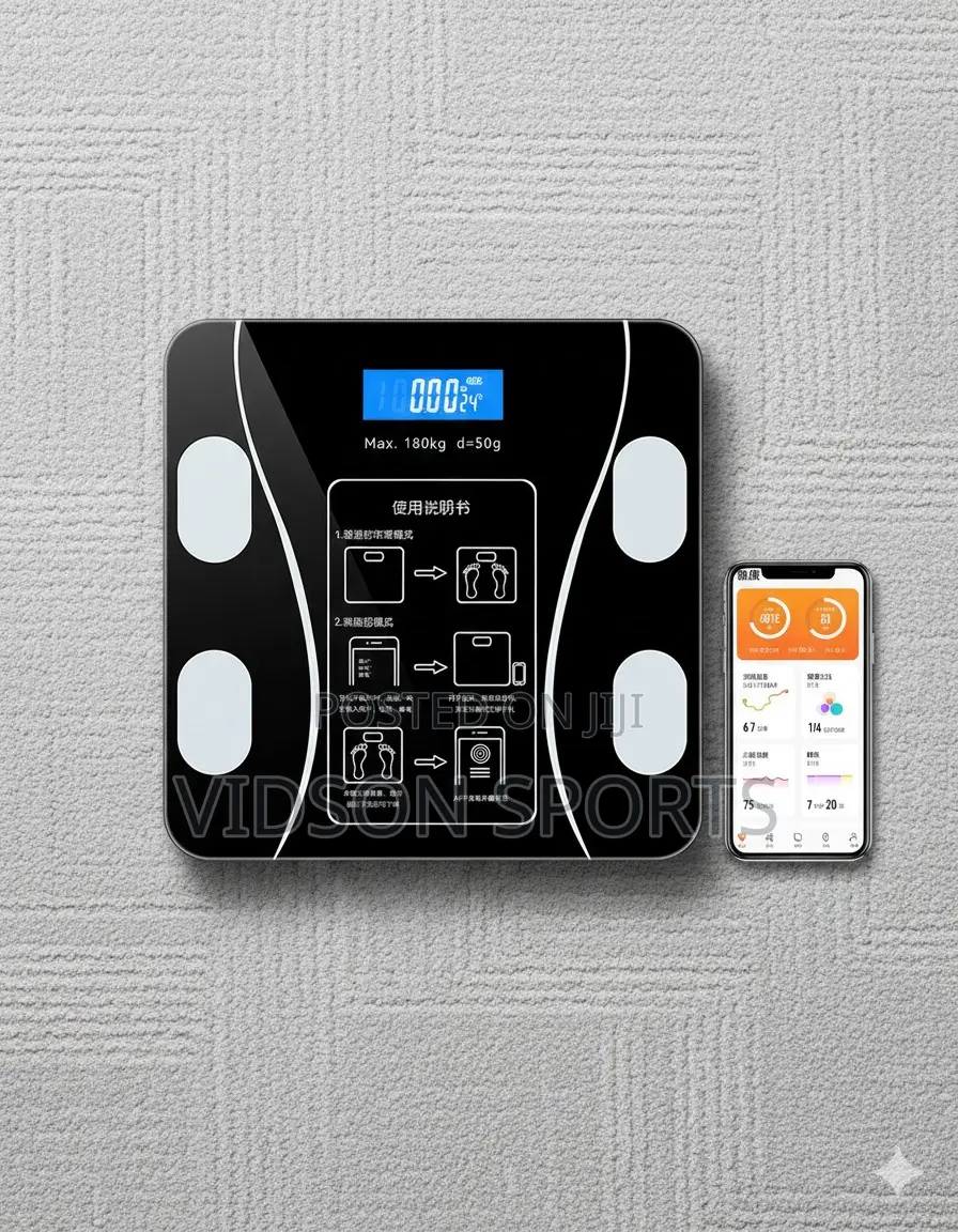 Smart Bluetooth Body Fat Scale Maximum Weight 180