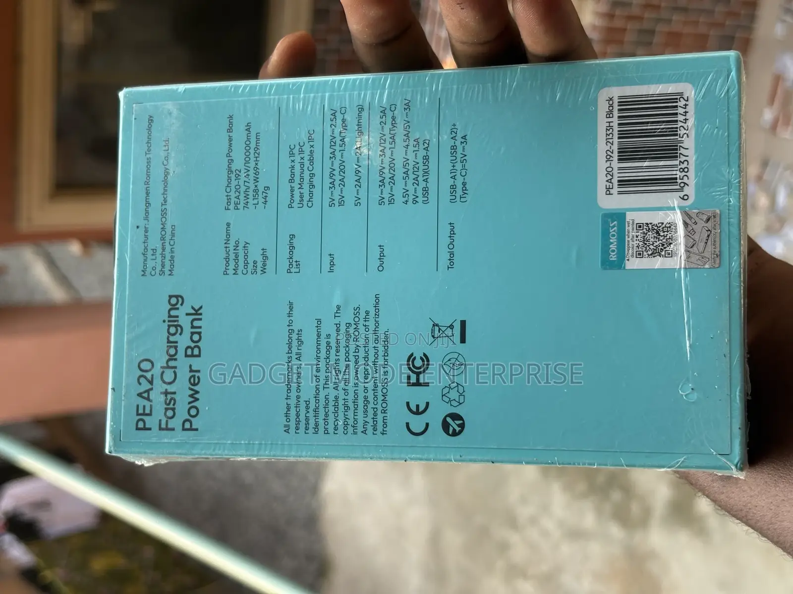 Romoss Pea 20 Long Lasting Power Bank