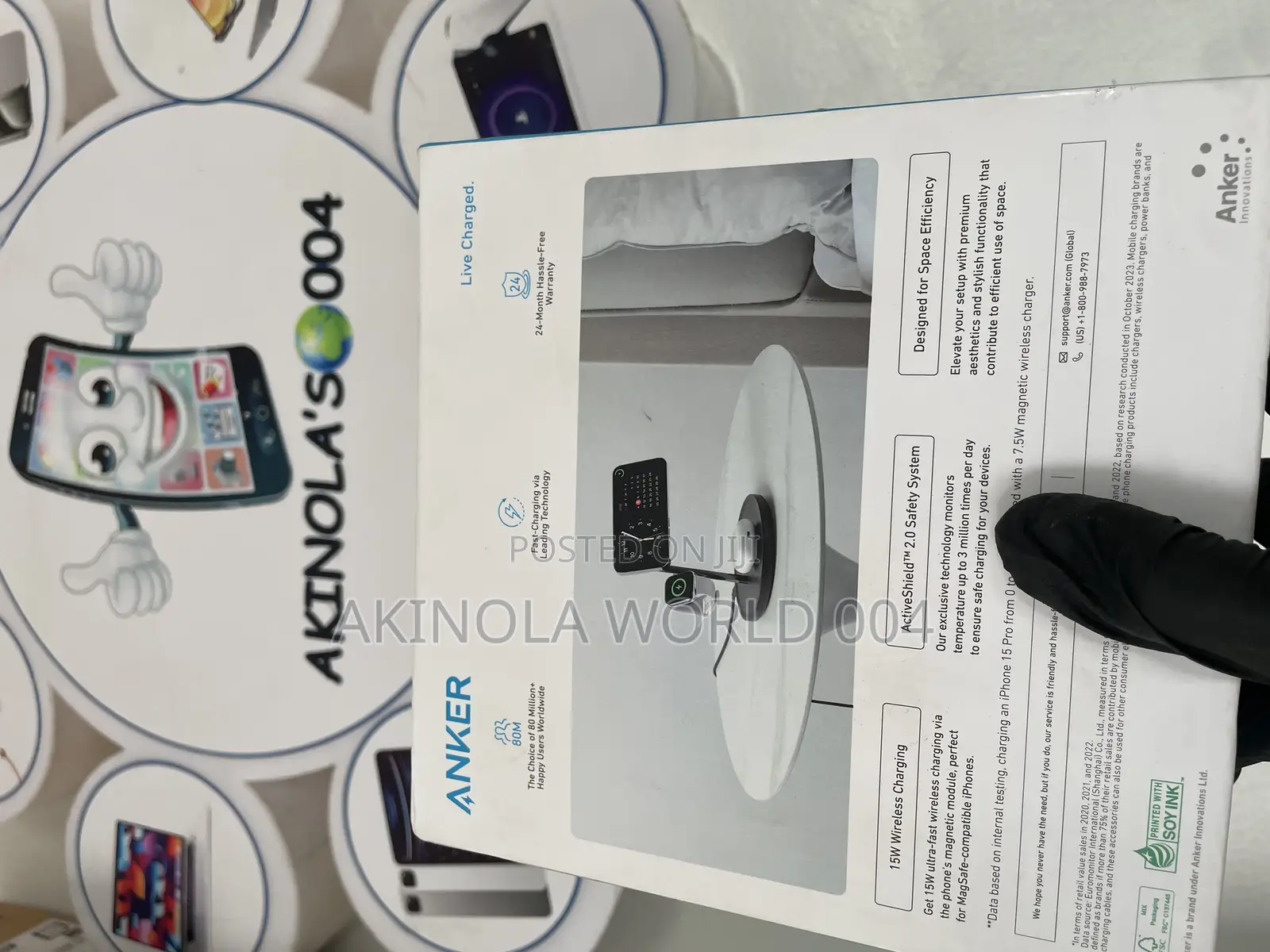 Brand New Anker Mag Go Wireless Charging Station (3in1 Stand )