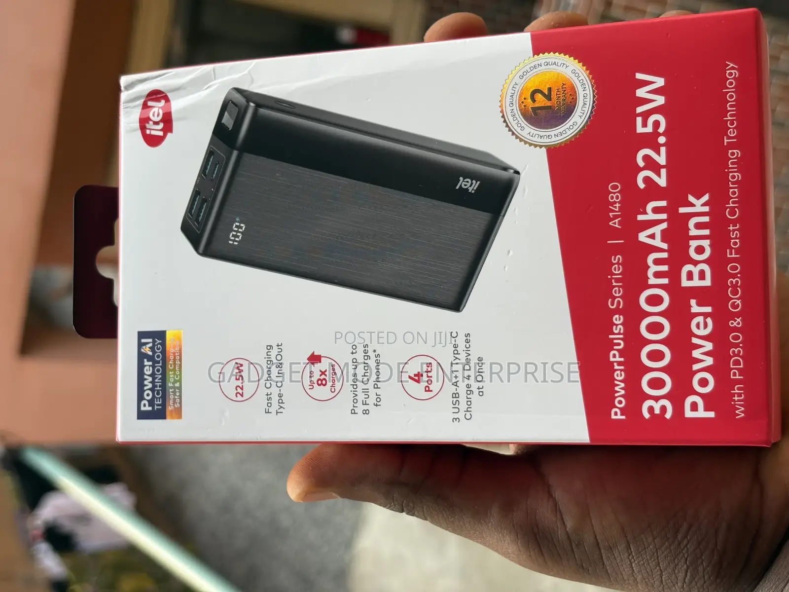Powerpulse Series | A1480 30000mah 22.5w Fast Charging Power Bank