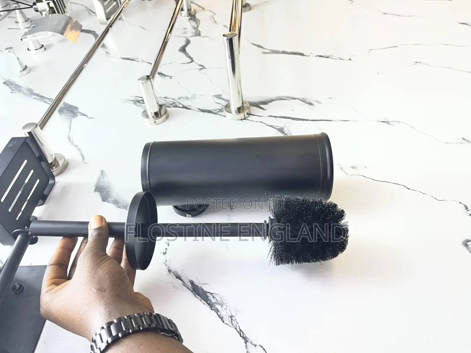 Black Toilet Brush