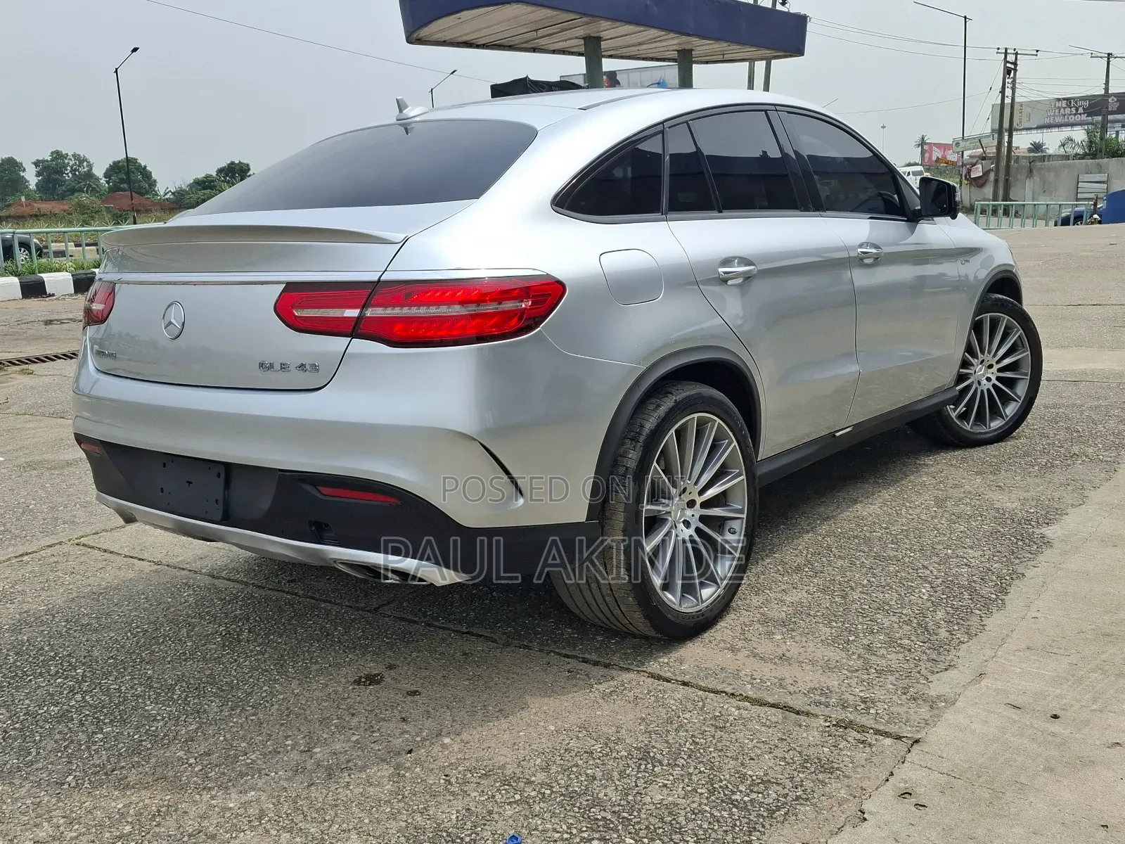 Mercedes-Benz GLE-Class AMG GLE 43 4MATIC 2017 Silver
