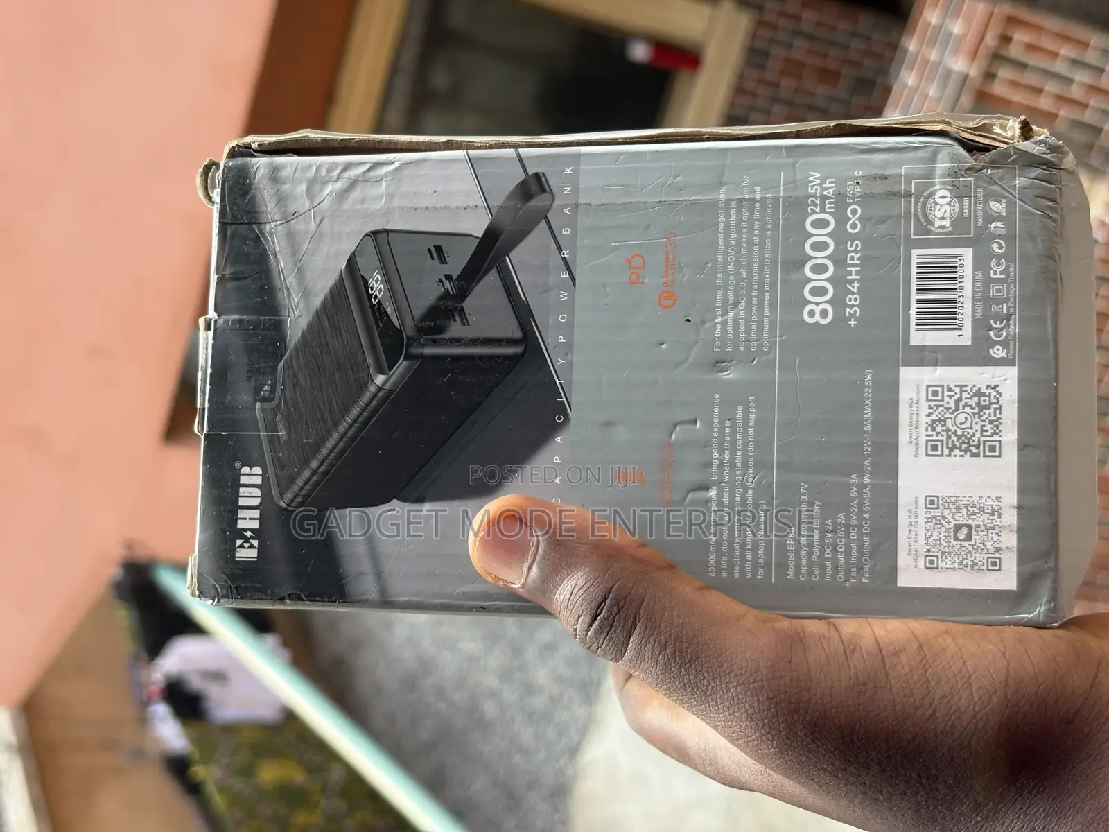 E-Hub 80000mah Fast Charging Power Bank