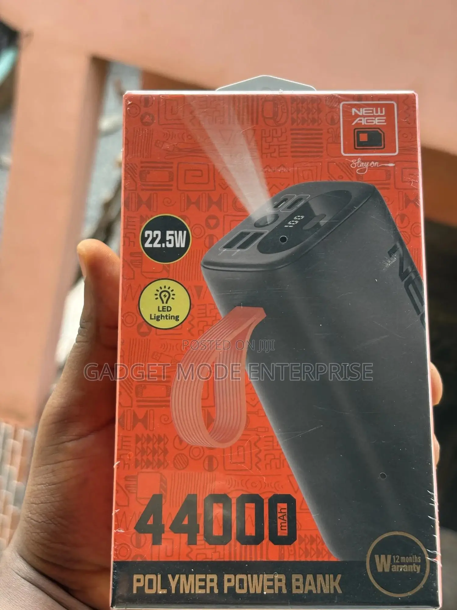 New Age 40000mah 22.5w Polymer Power Bank