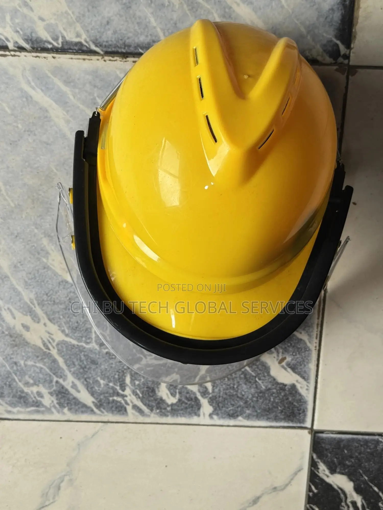 Renyan Safety Helmet With An Integrated Face Shield.