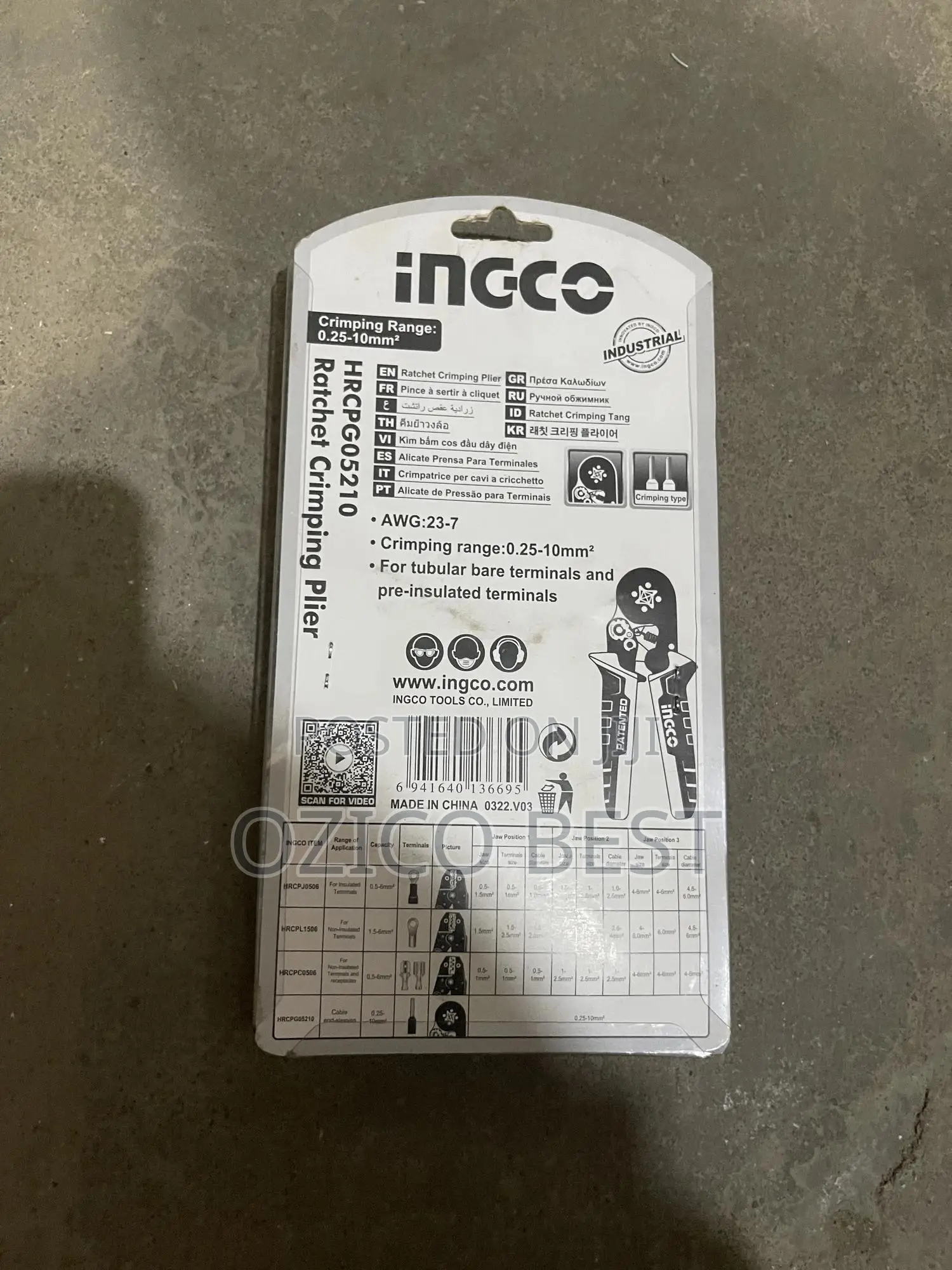 Ingco Ratchet Crimping