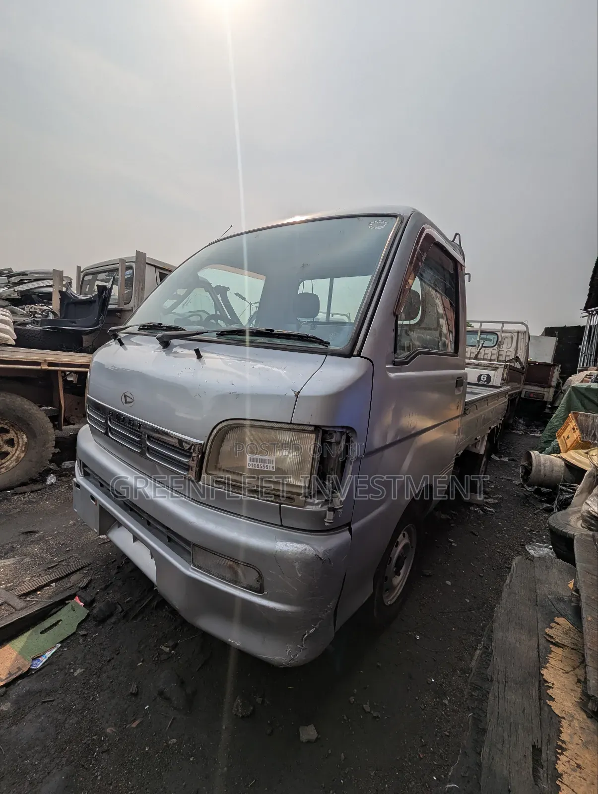 Daihatsu Hijet Manual Mini Pickup Truck 2012 Grey