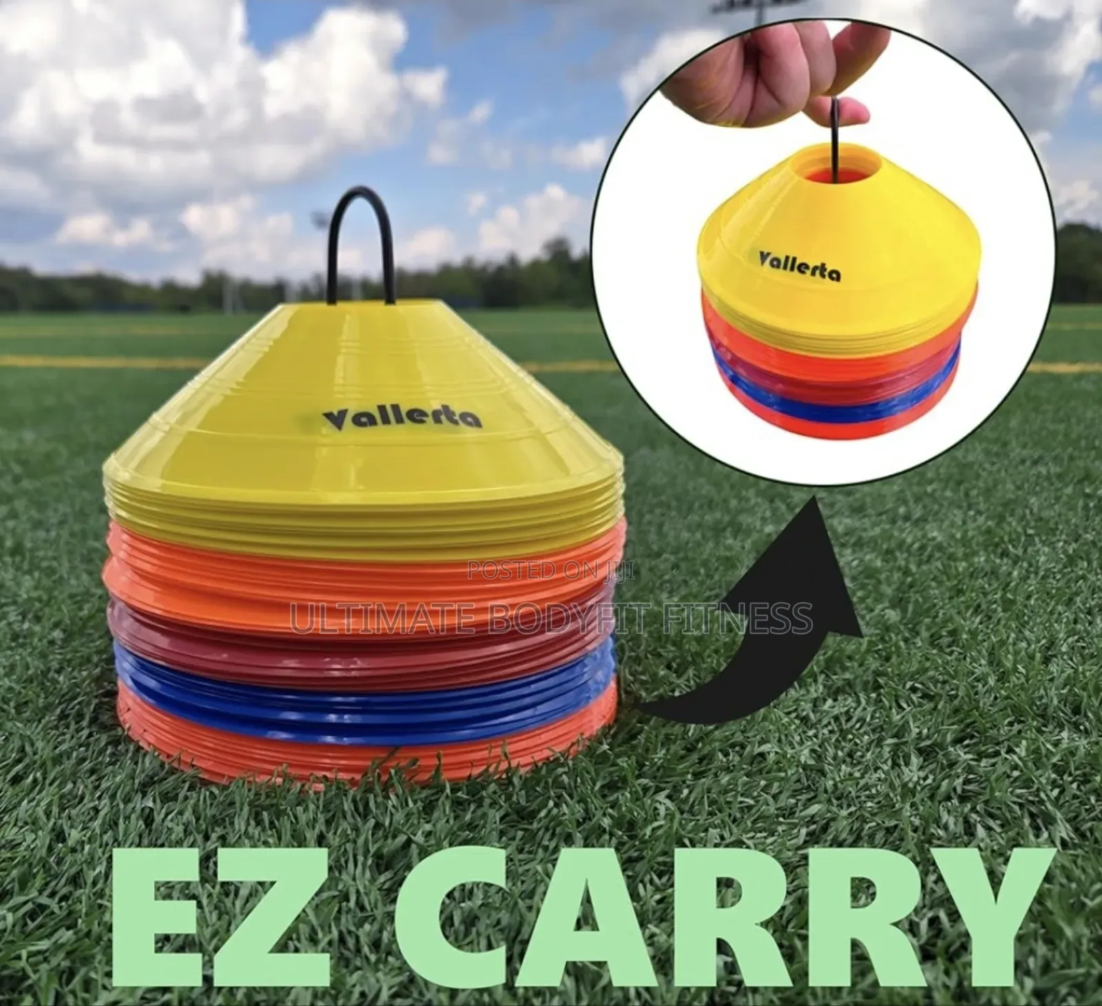 Brand New 50pcz Pro Disc Cone Set With Holder