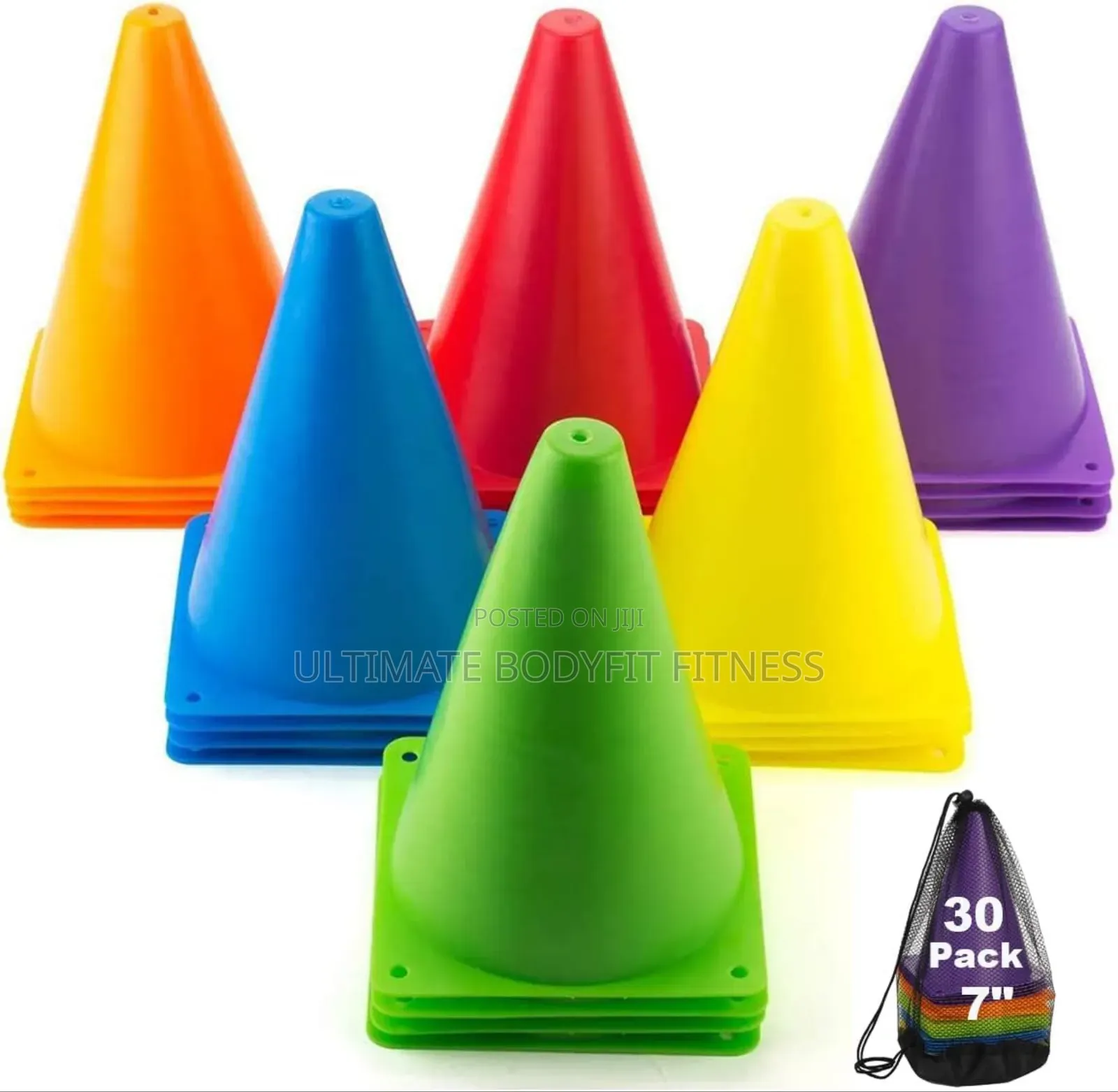 Brand New 9" Rainbow Cones