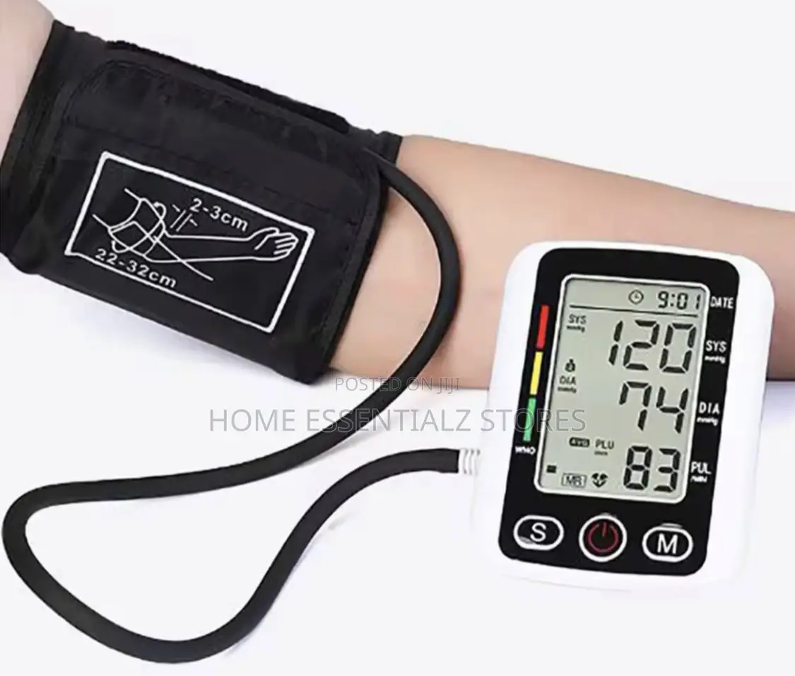 Digital Arm Blood Pressure Monitor With Voice Reports and Backlight