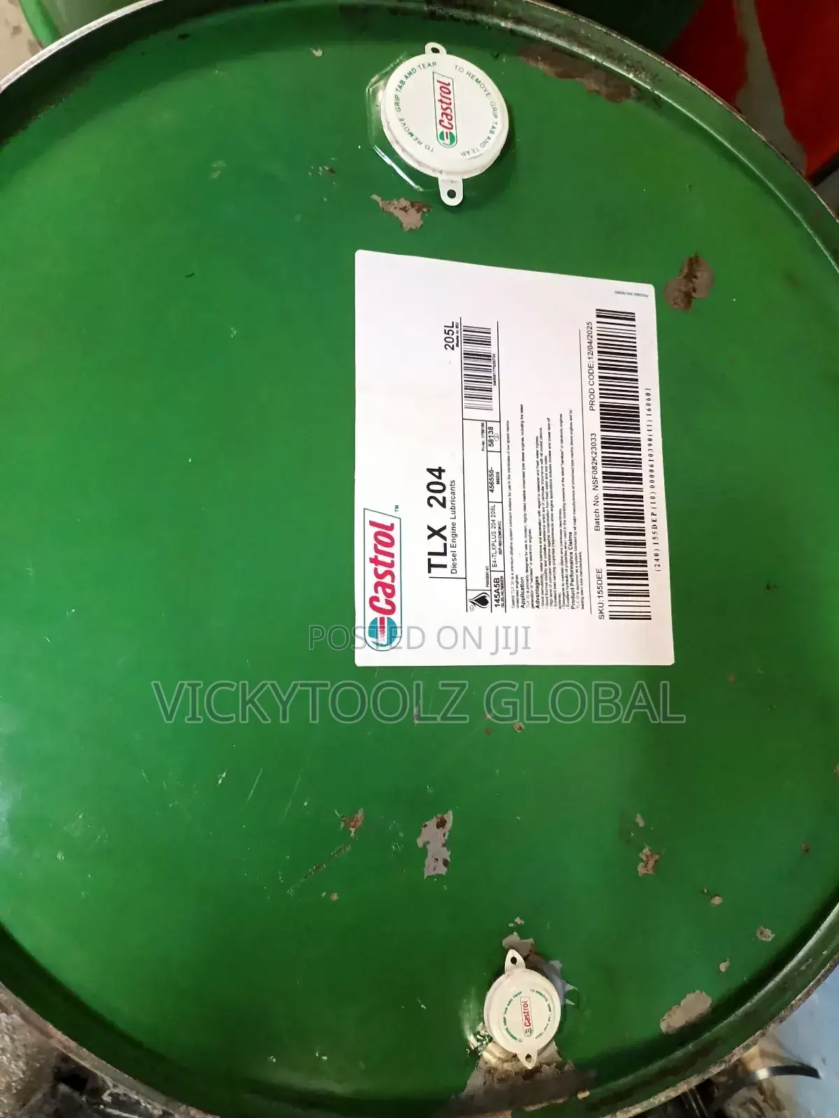 Castrol TLX 204 Diesel Engine Oil/Lubricant (205l)